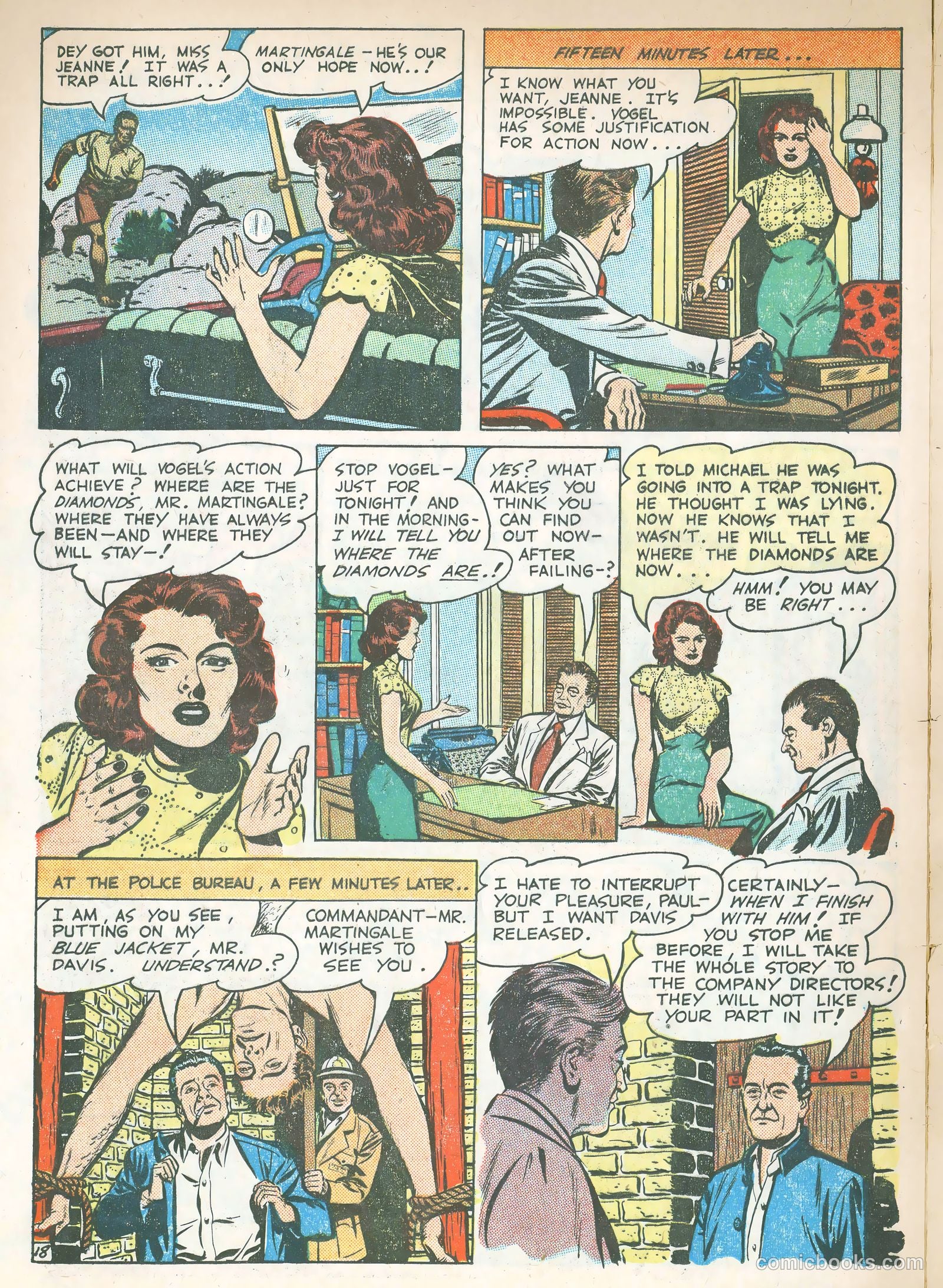 Movie Thrillers #1 (1949) — page 21 of 37