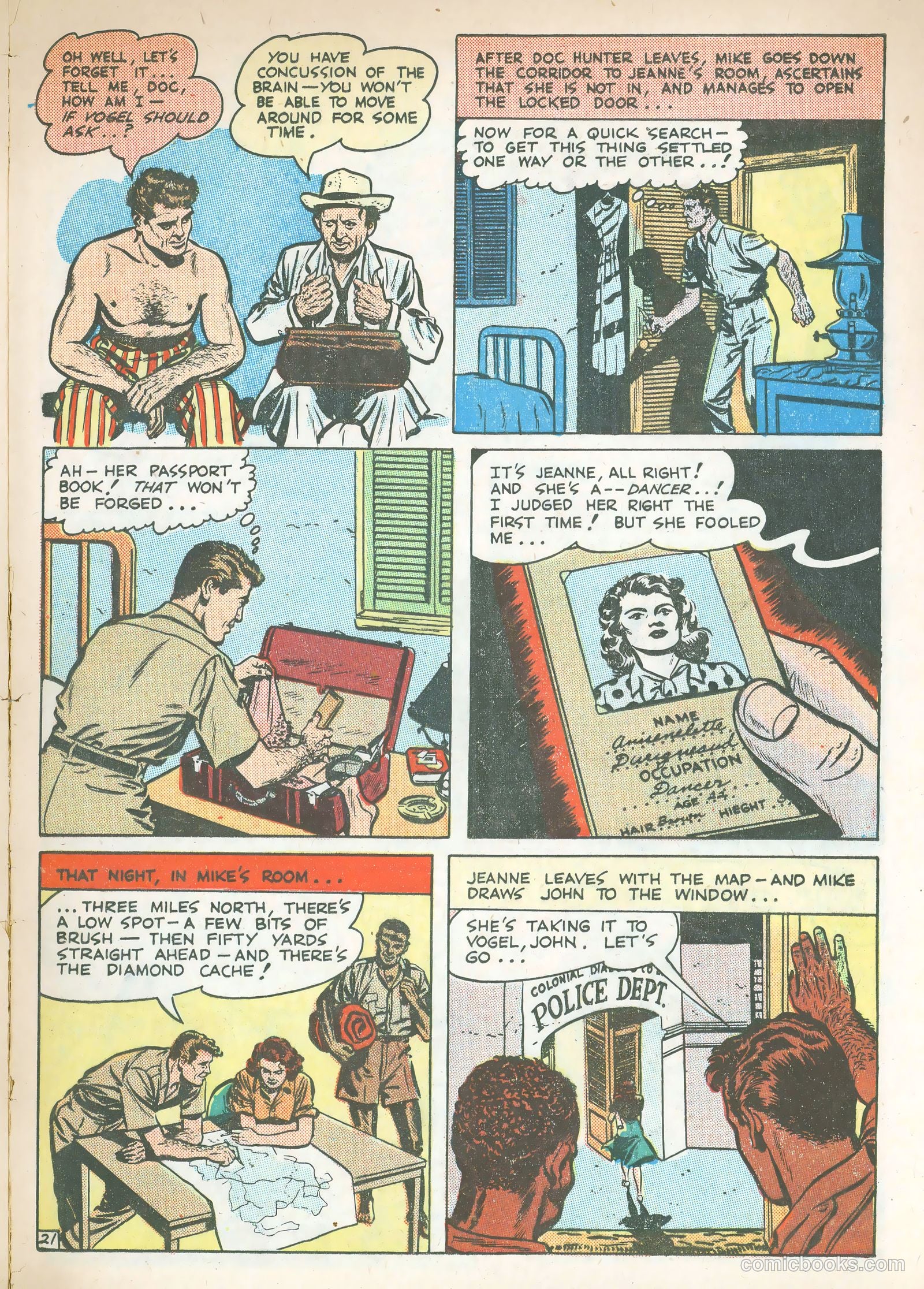 Movie Thrillers #1 (1949) — page 24 of 37