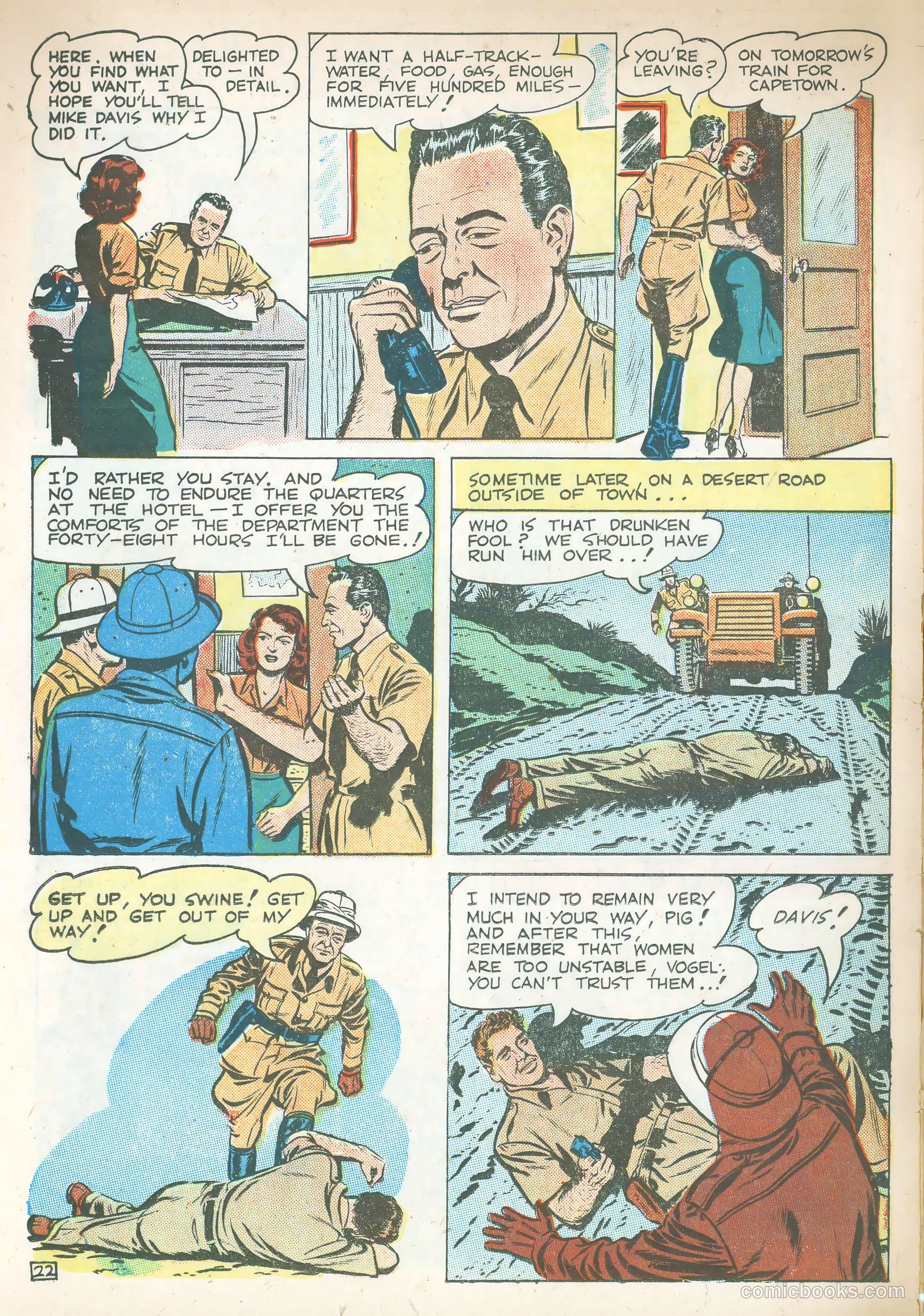 Movie Thrillers #1 (1949) — page 25 of 37