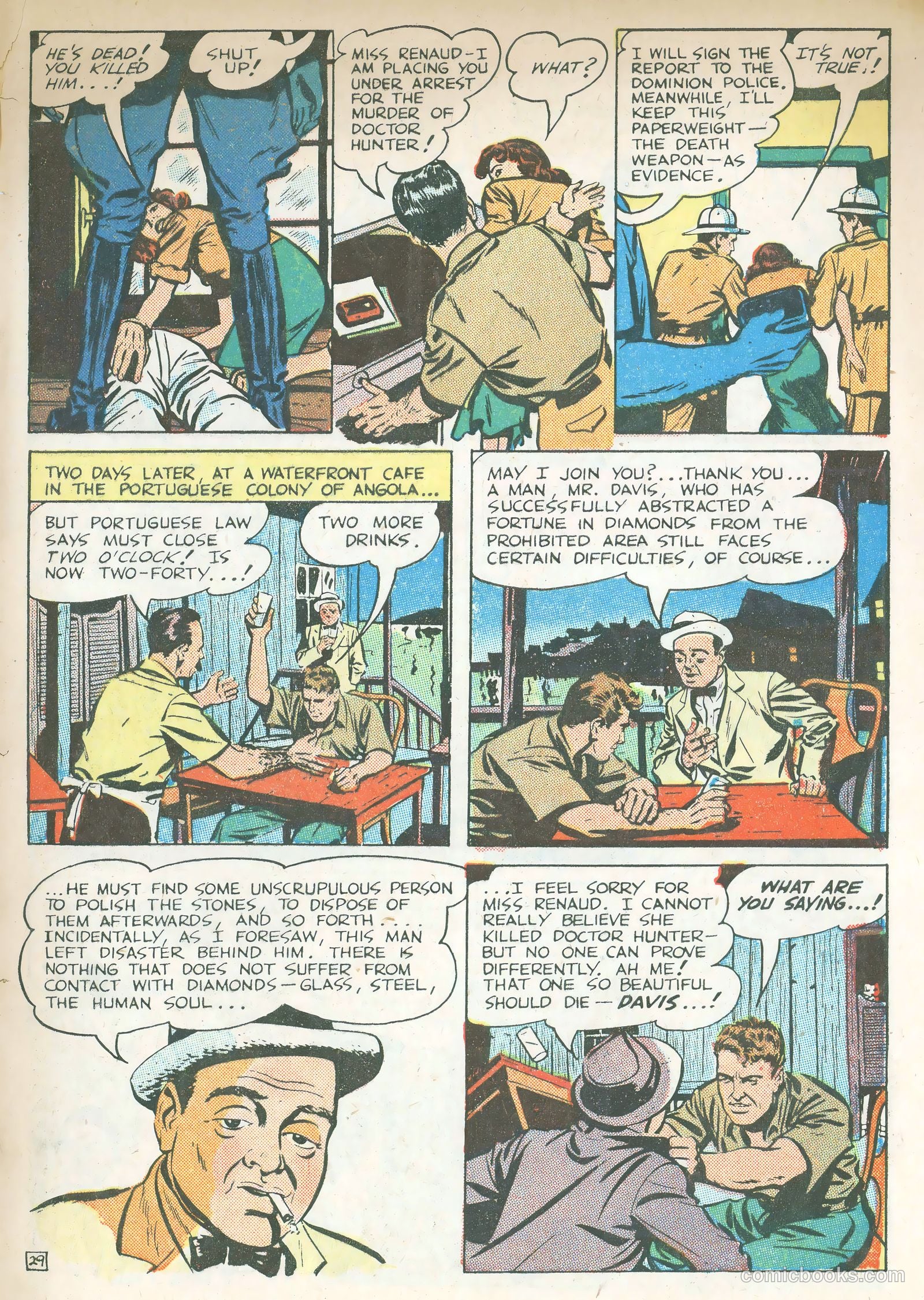Movie Thrillers #1 (1949) — page 32 of 37