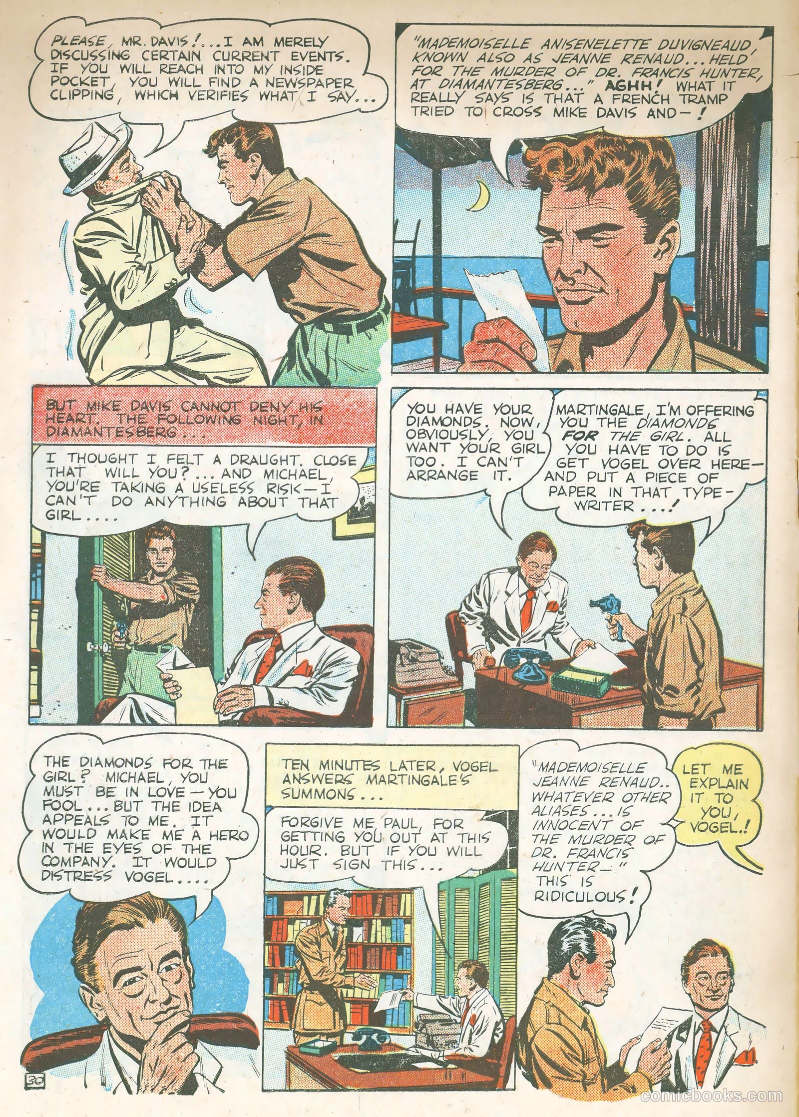 Movie Thrillers #1 (1949) — page 33 of 37