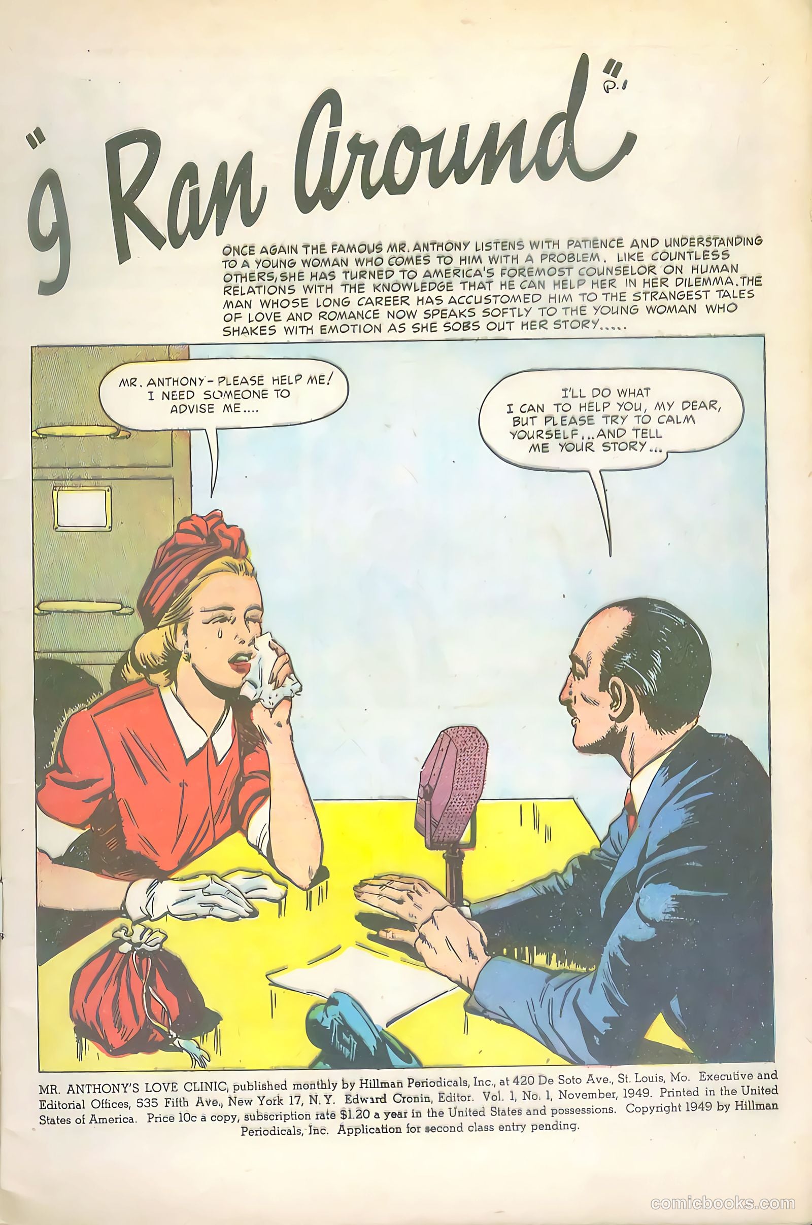 Mr. Anthony's Love Clinic #1 (1949) — page 3 of 52