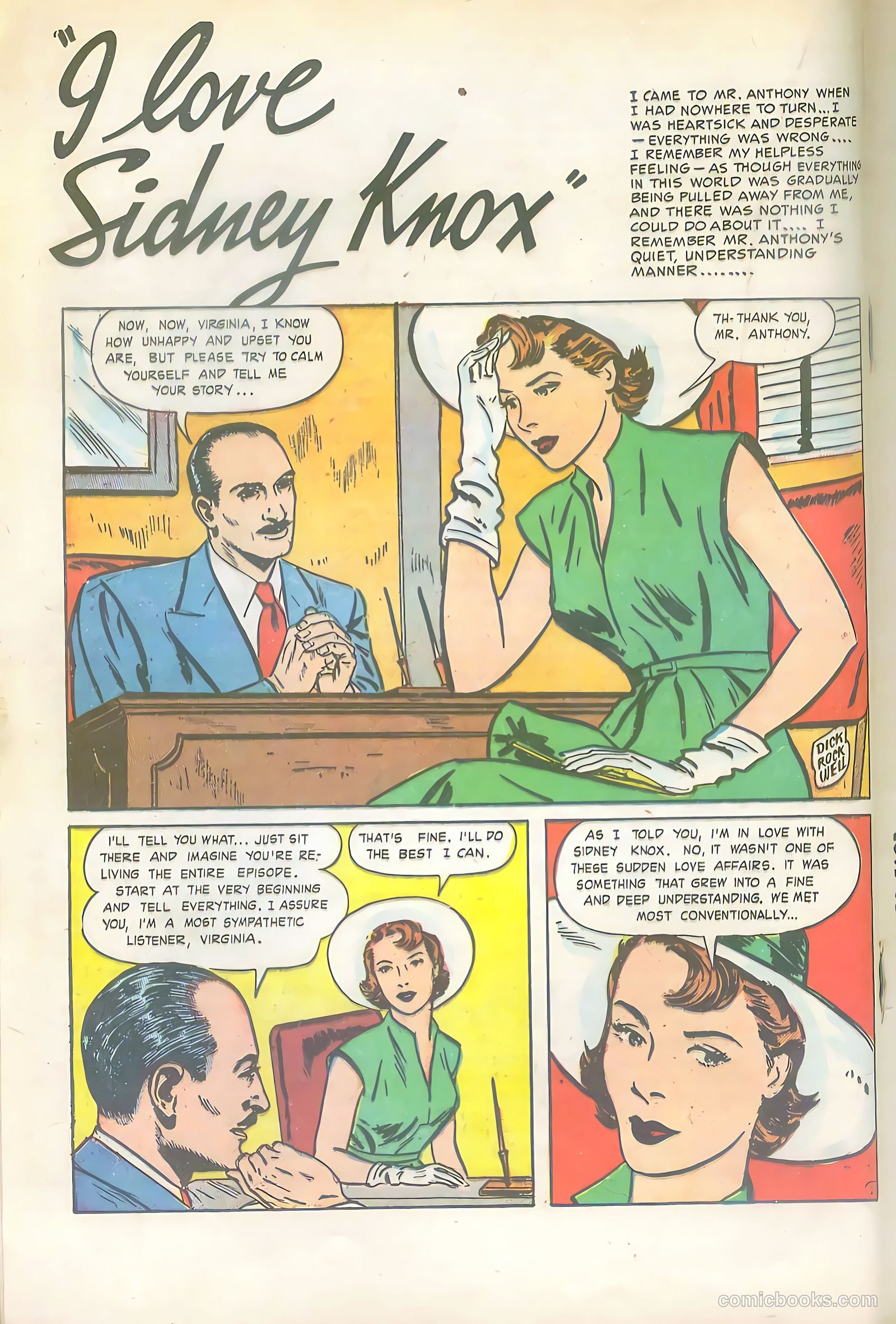 Mr. Anthony's Love Clinic #1 (1949) — page 26 of 52