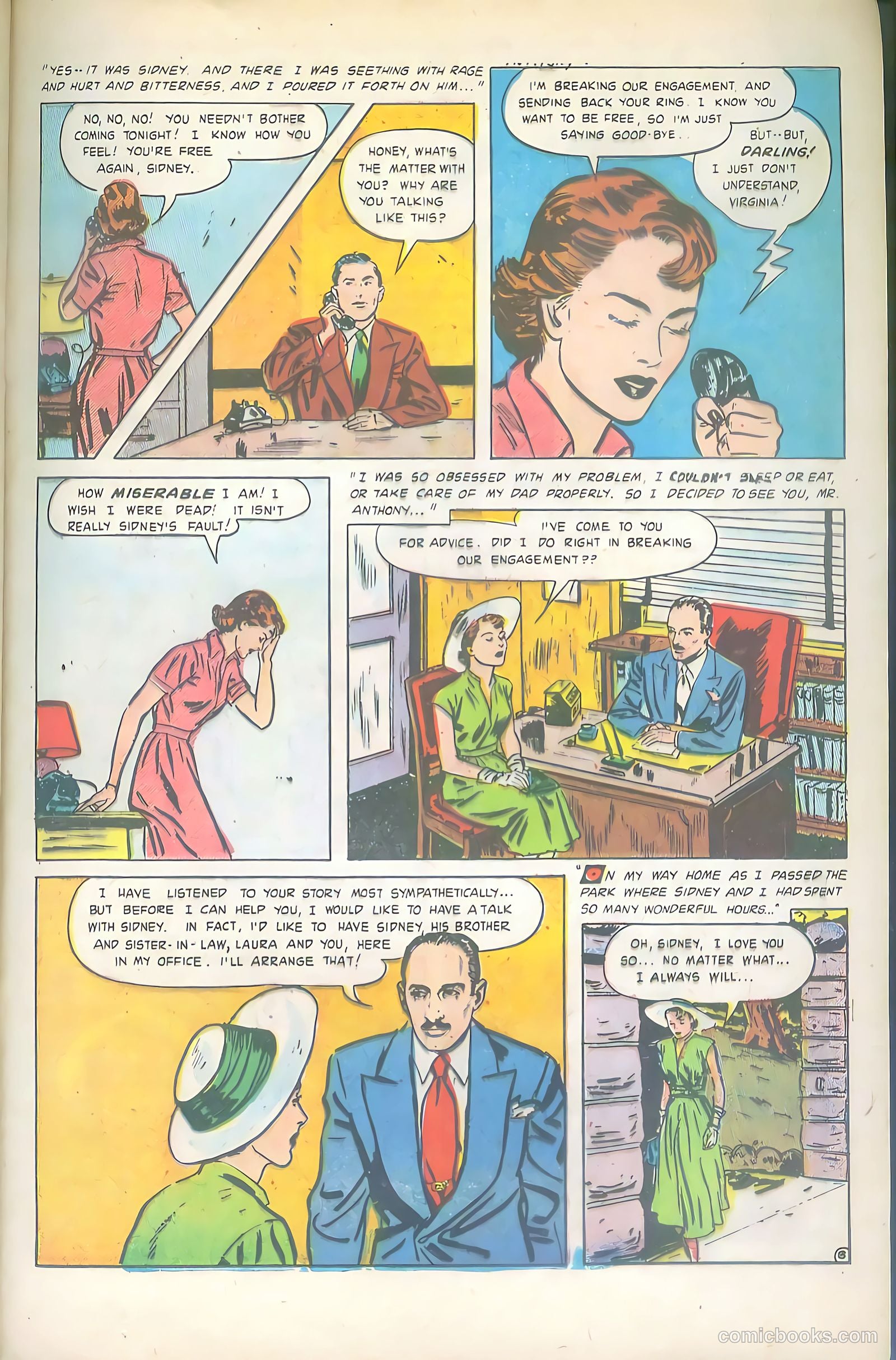 Mr. Anthony's Love Clinic #1 (1949) — page 33 of 52