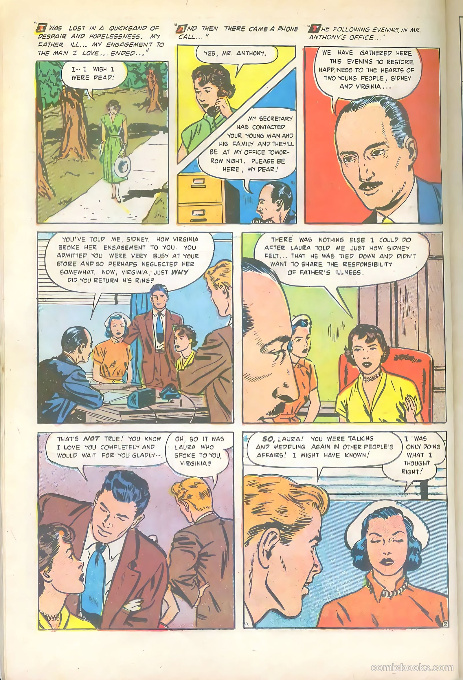 Mr. Anthony's Love Clinic #1 (1949) — page 34 of 52