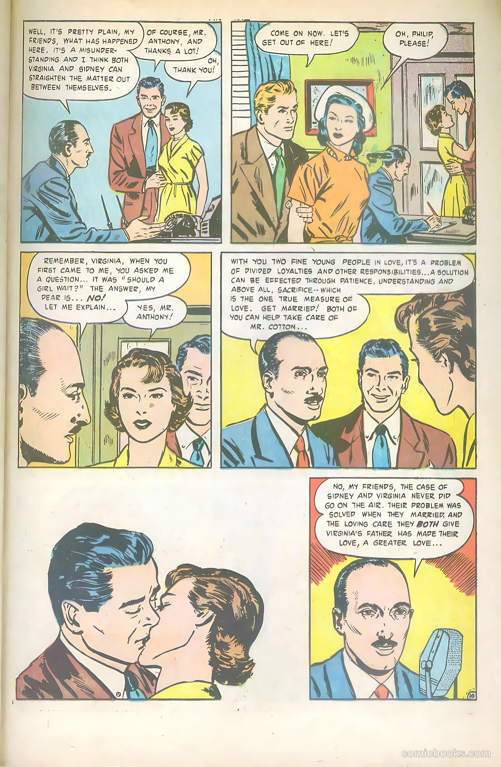 Mr. Anthony's Love Clinic #1 (1949) — page 35 of 52
