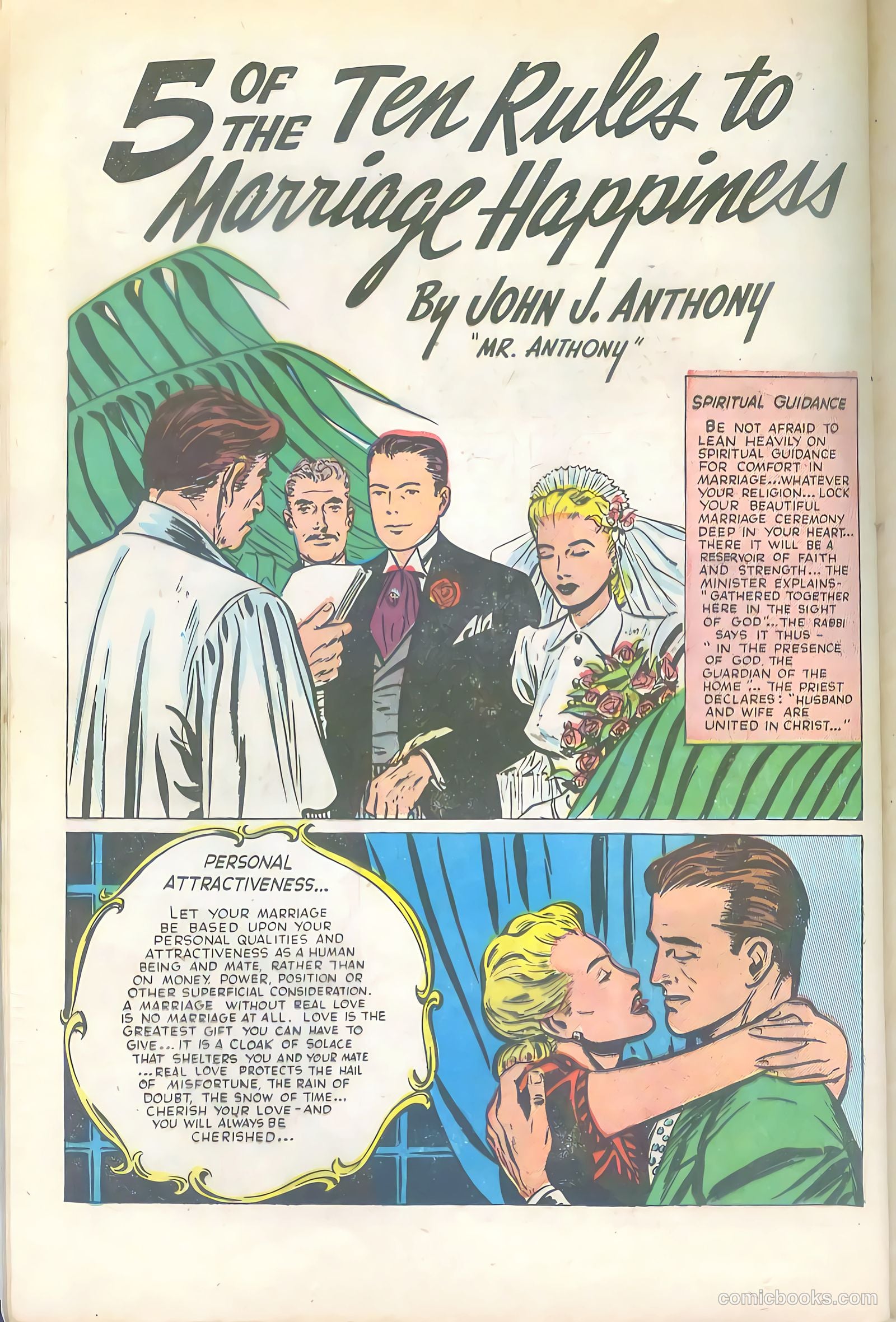 Mr. Anthony's Love Clinic #1 (1949) — page 36 of 52