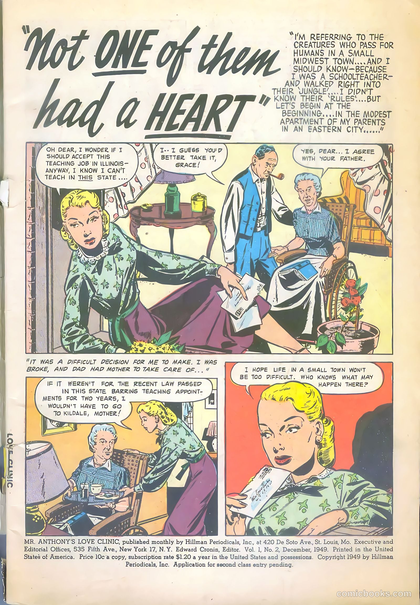 Mr. Anthony's Love Clinic #2 (1949) — page 3 of 52