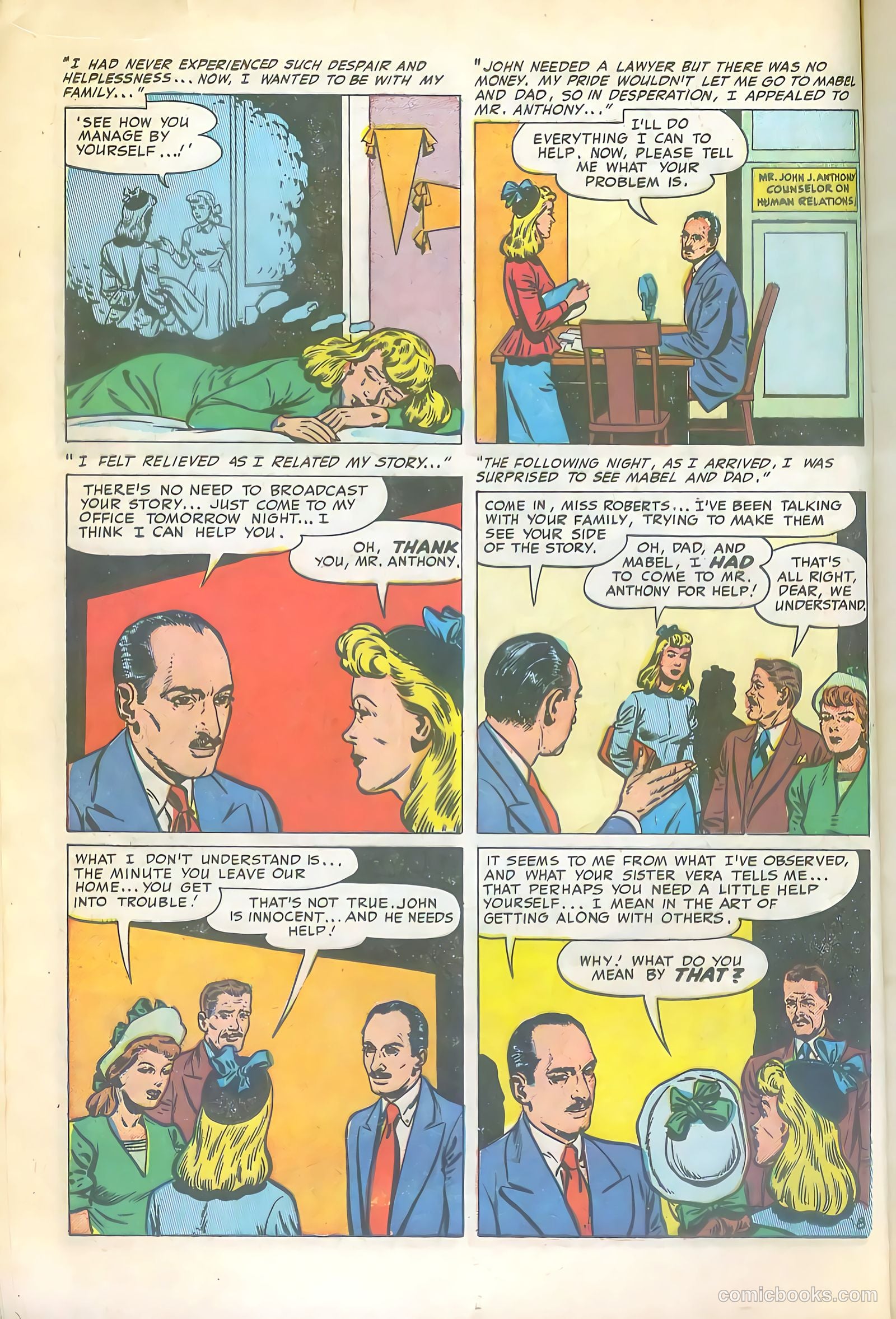 Mr. Anthony's Love Clinic #2 (1949) — page 16 of 52