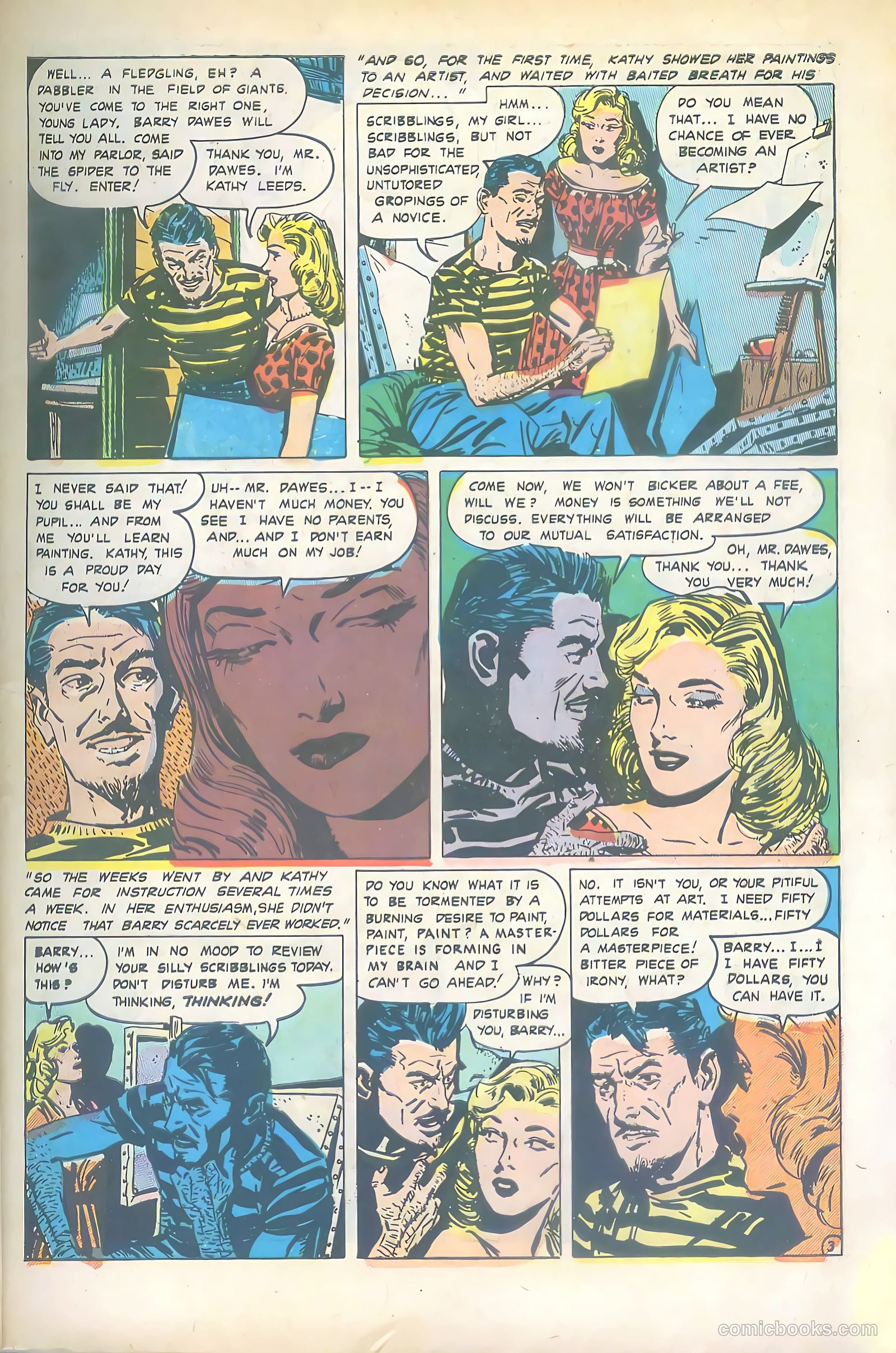 Mr. Anthony's Love Clinic #3 (1950) — page 5 of 52