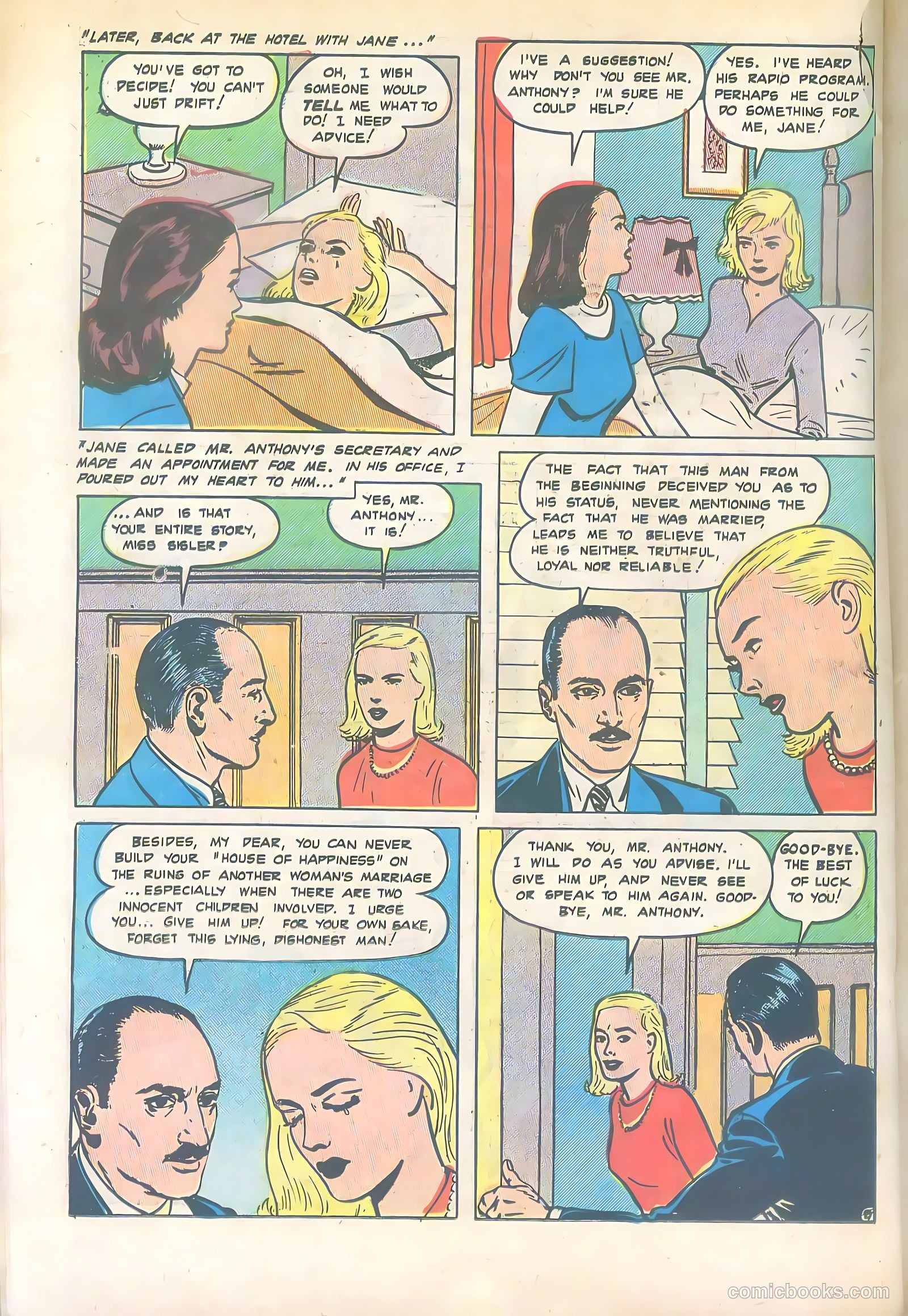 Mr. Anthony's Love Clinic #3 (1950) — page 28 of 52