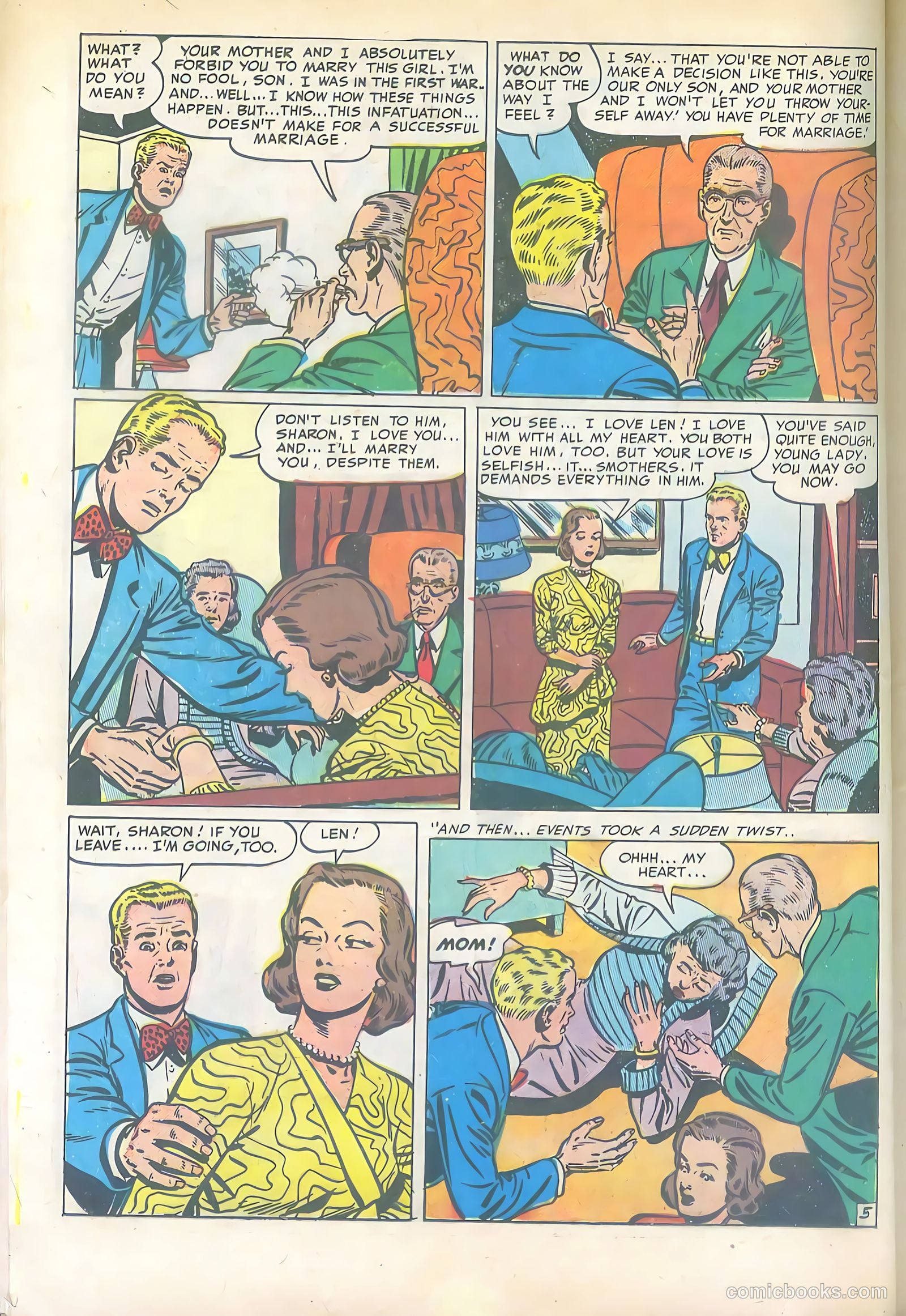 Mr. Anthony's Love Clinic #3 (1950) — page 36 of 52