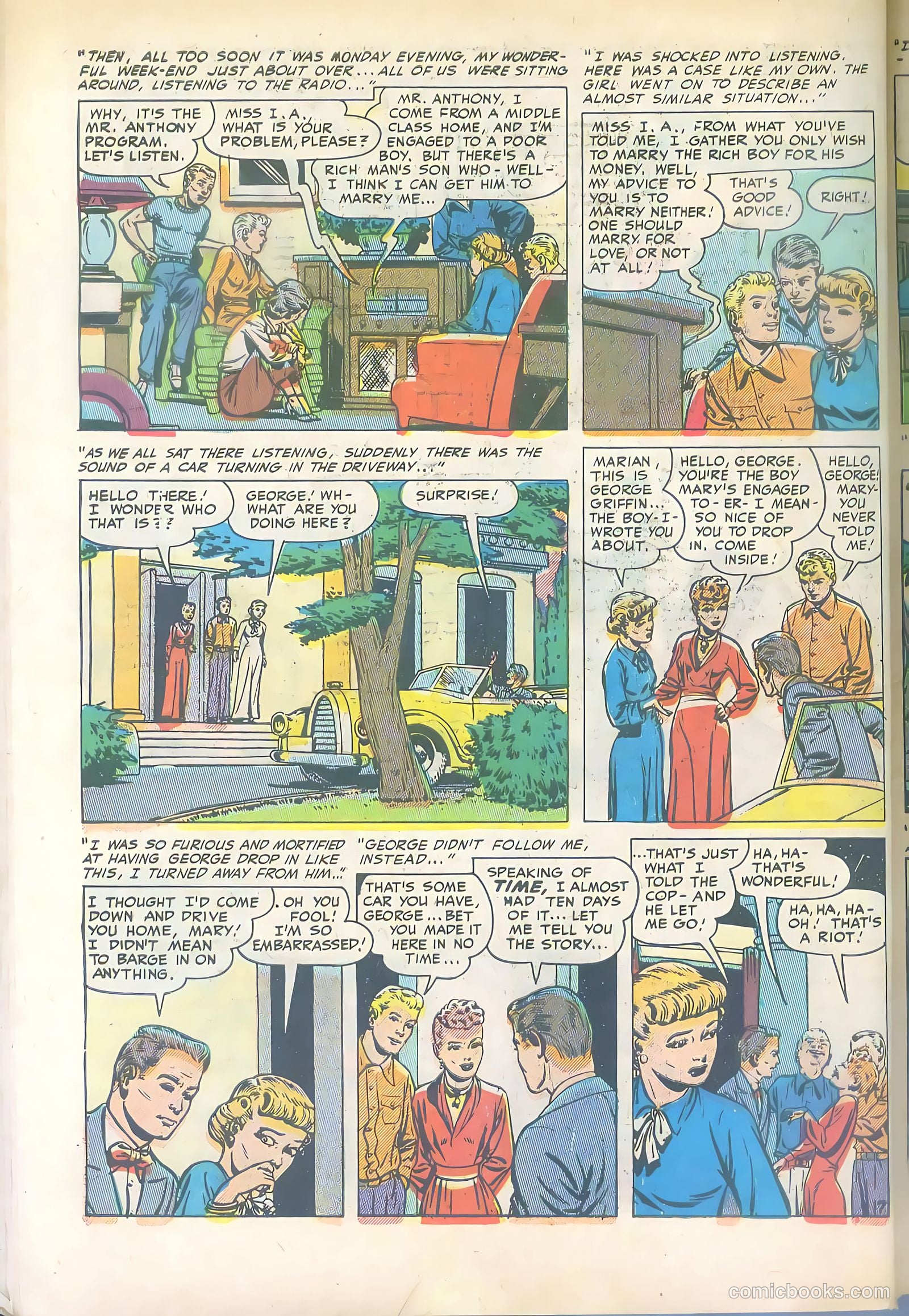 Mr. Anthony's Love Clinic #3 (1950) — page 48 of 52