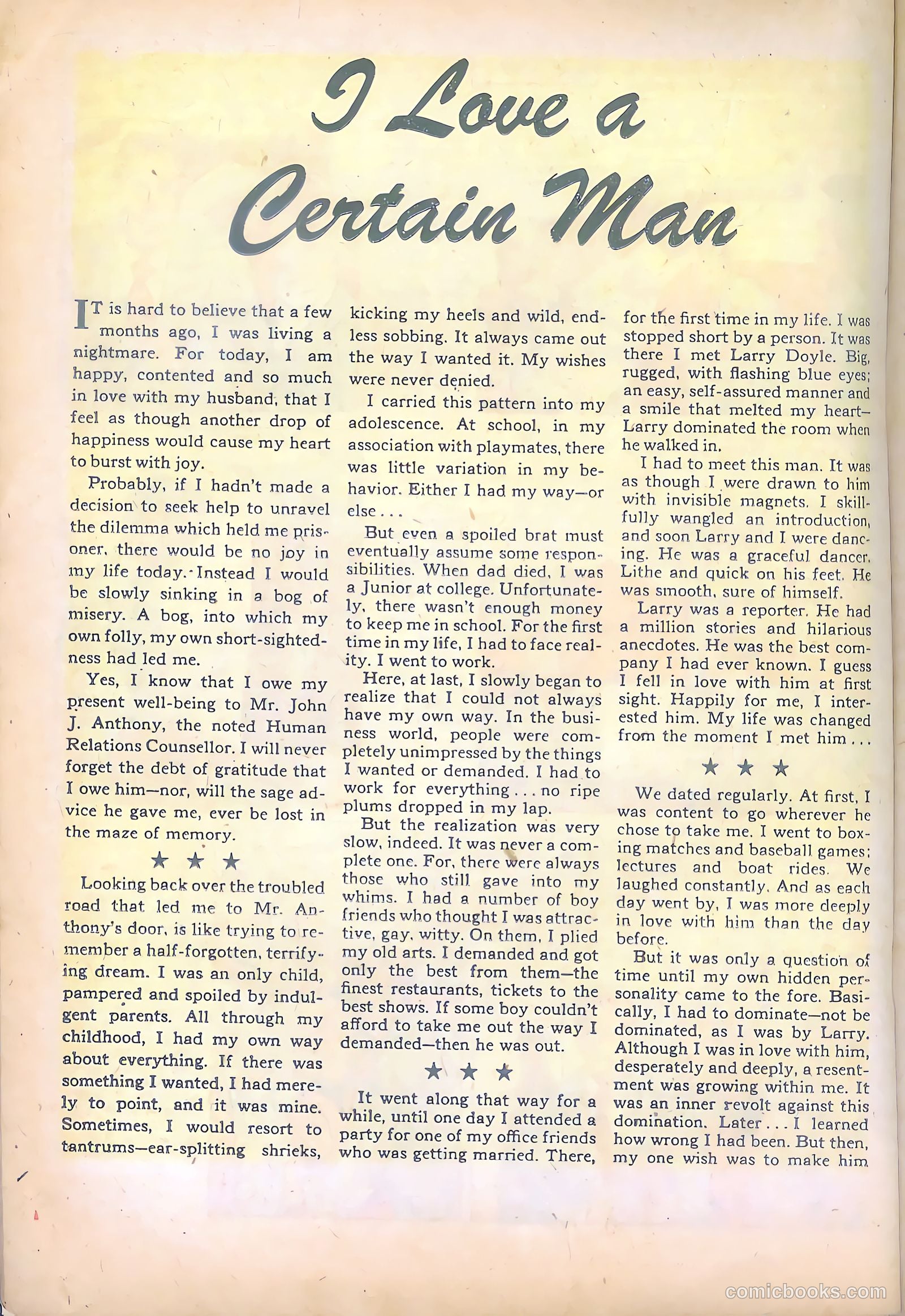 Mr. Anthony's Love Clinic #4 (1950) — page 30 of 52