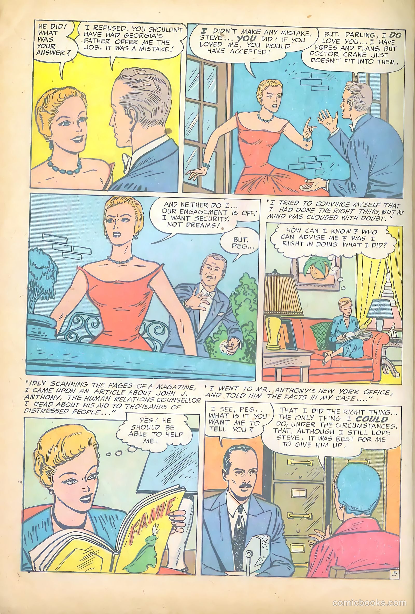 Mr. Anthony's Love Clinic #4 (1950) — page 36 of 52