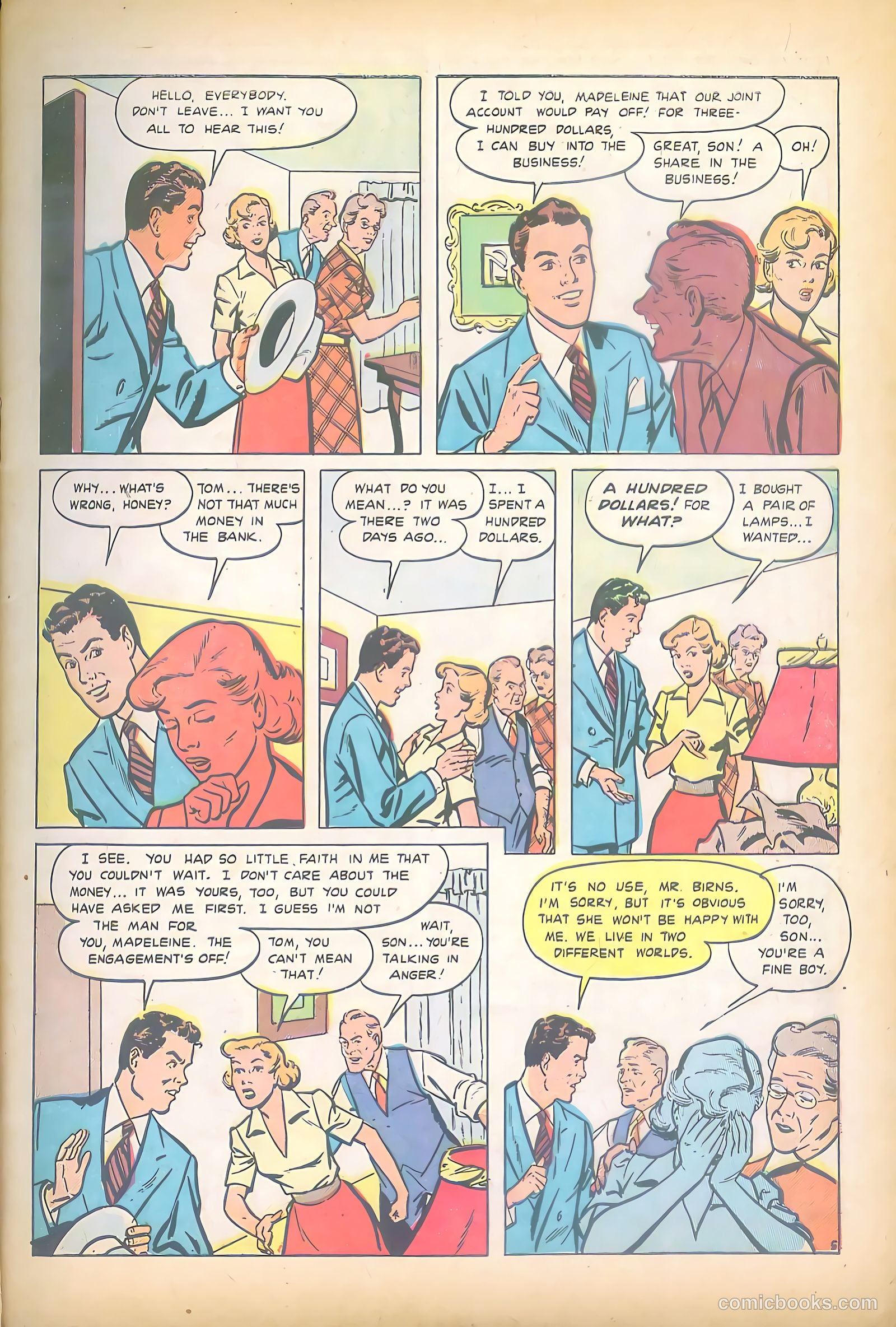 Mr. Anthony's Love Clinic #5 (1950) — page 7 of 52