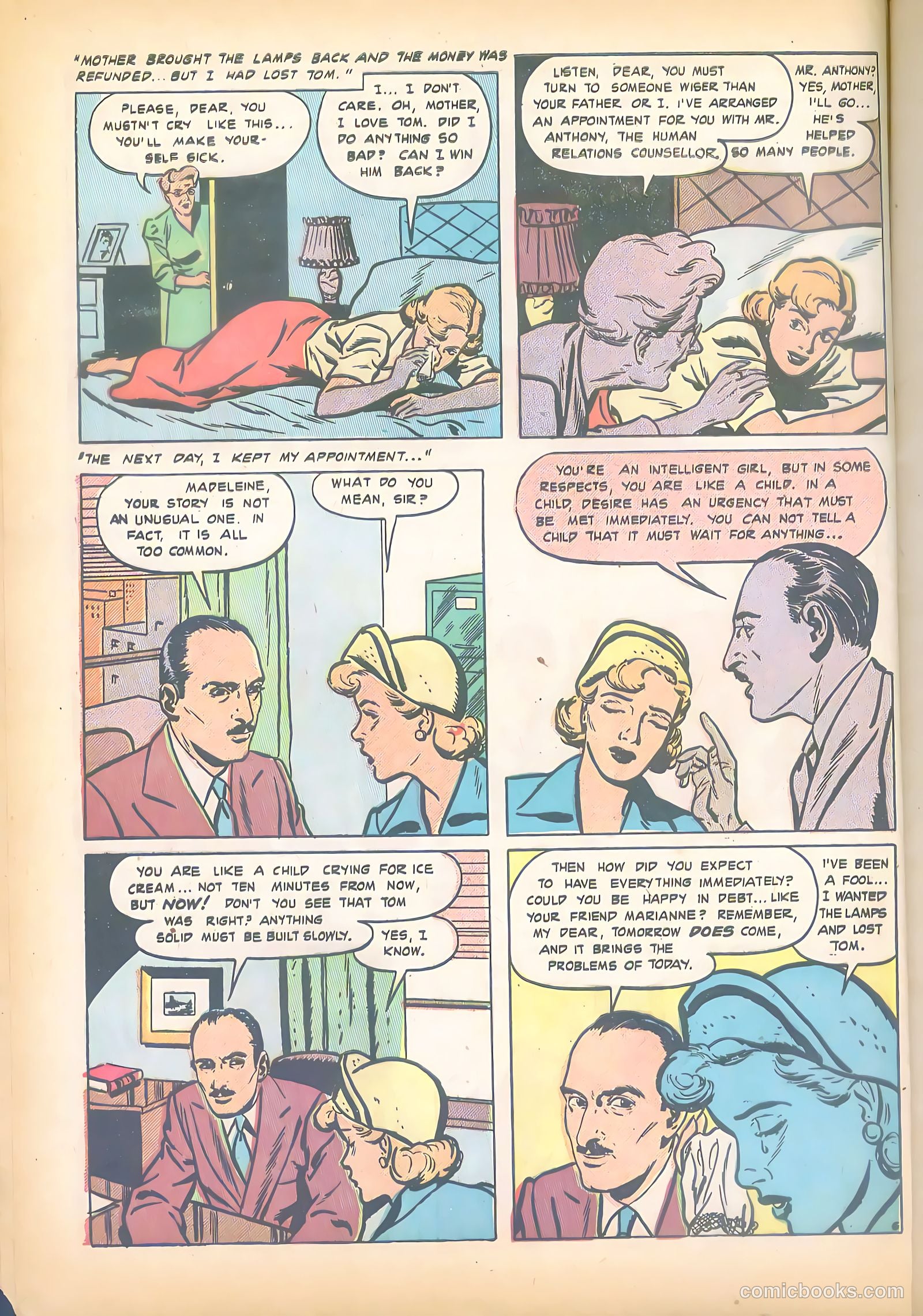 Mr. Anthony's Love Clinic #5 (1950) — page 8 of 52