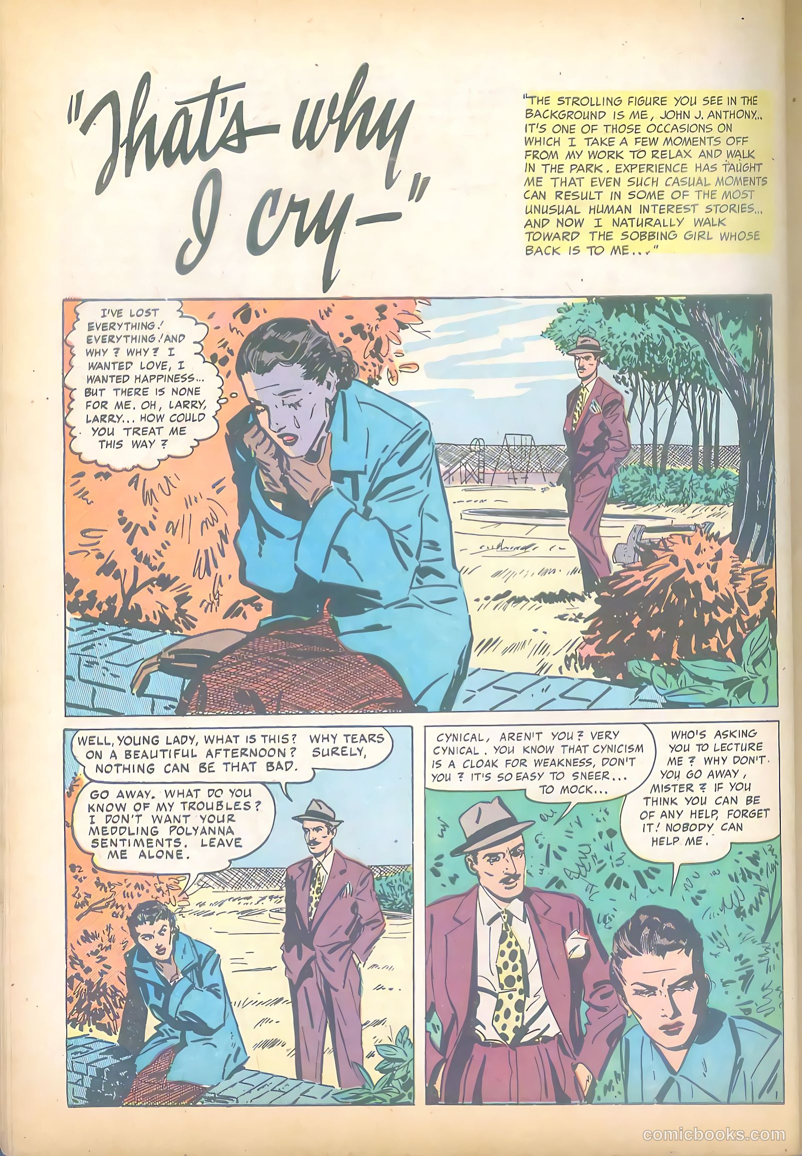 Mr. Anthony's Love Clinic #5 (1950) — page 40 of 52