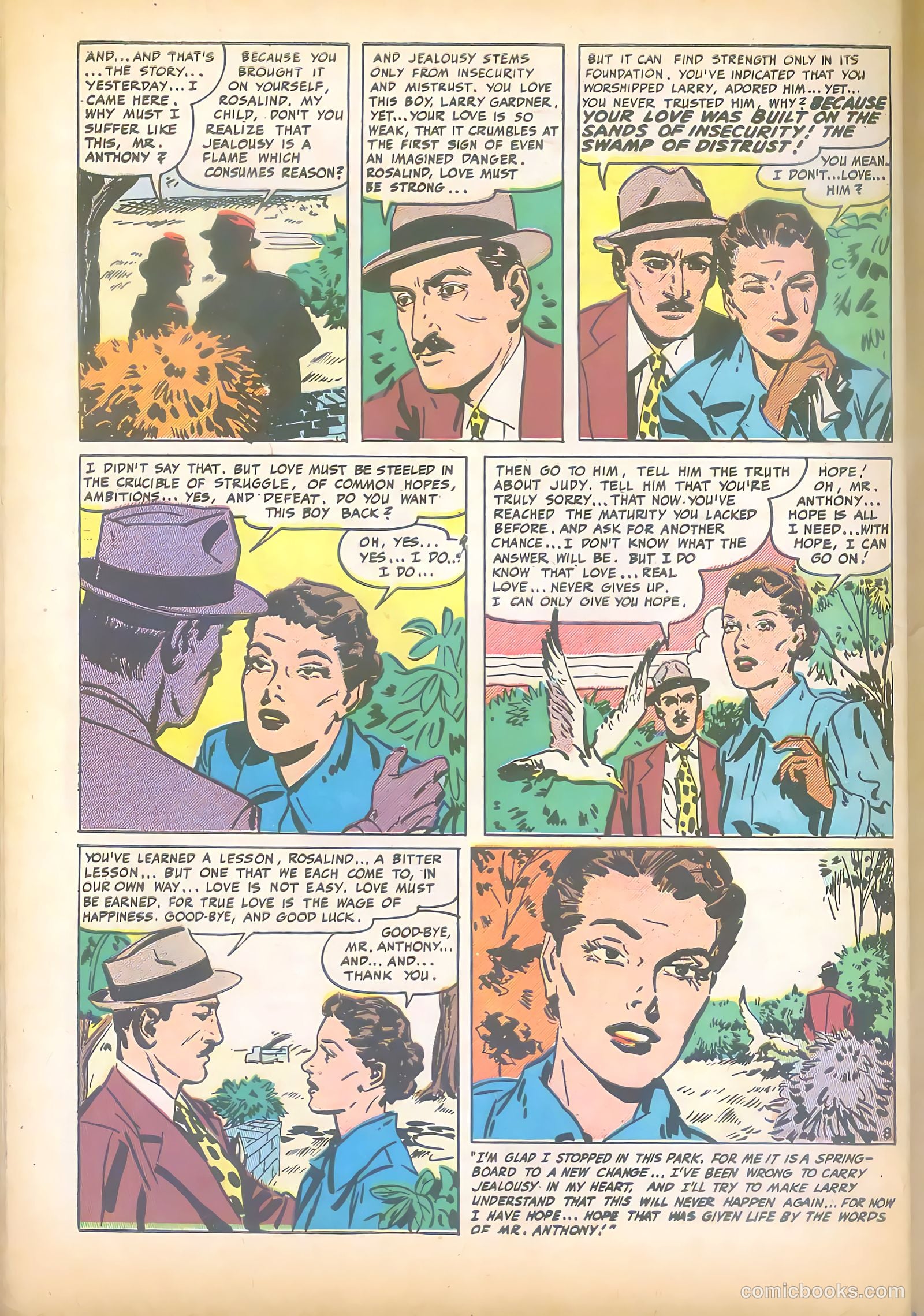 Mr. Anthony's Love Clinic #5 (1950) — page 48 of 52