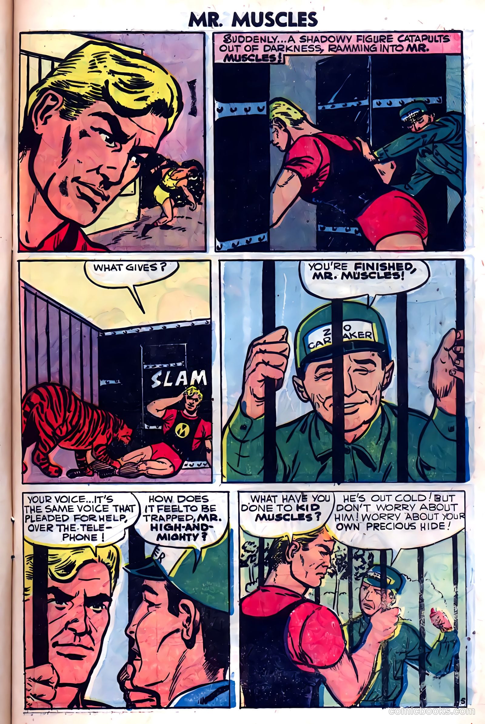 Mr. Muscles #22 (1956) — page 9 of 36