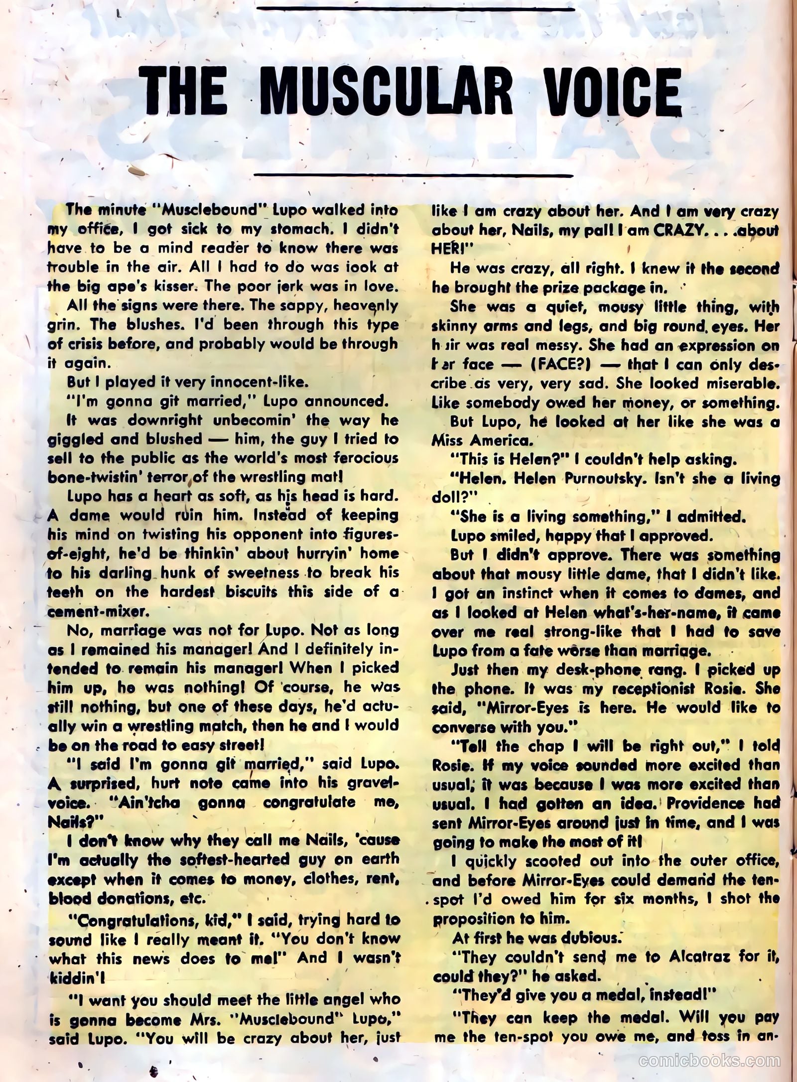 Mr. Muscles #22 (1956) — page 16 of 36