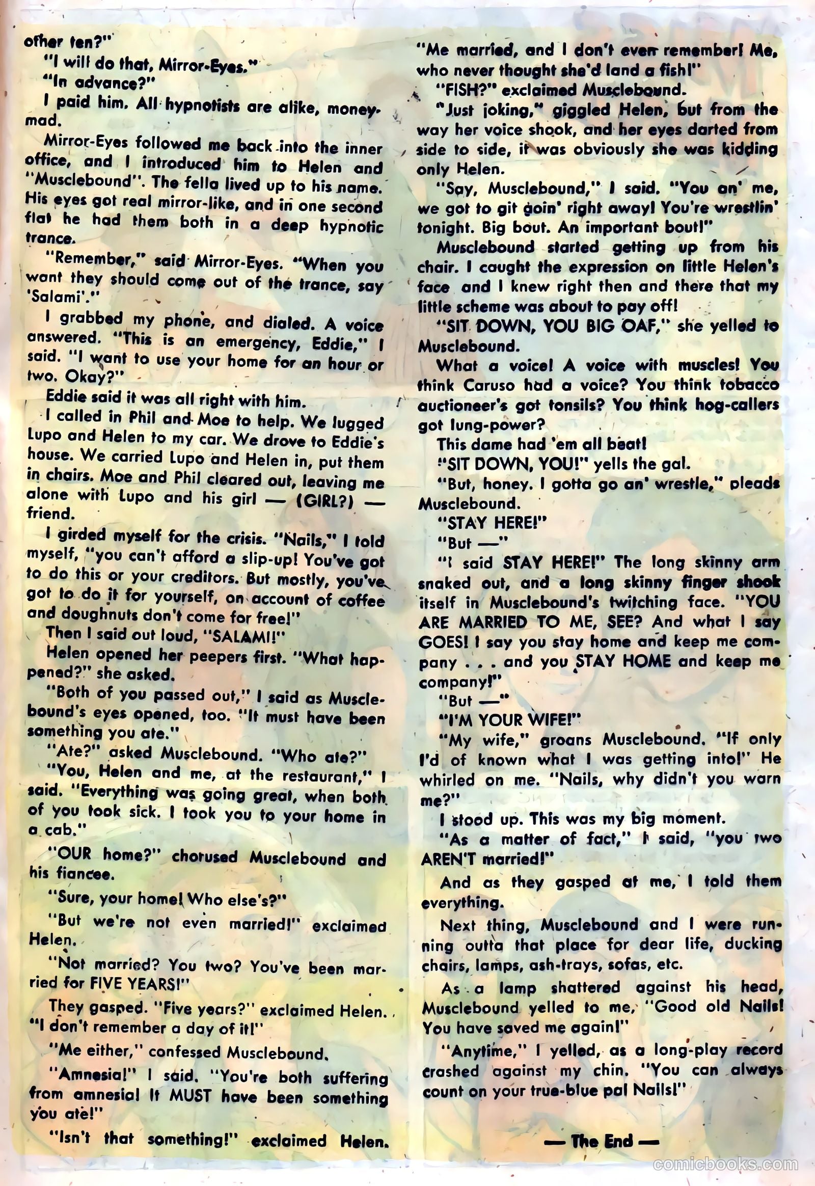 Mr. Muscles #22 (1956) — page 17 of 36