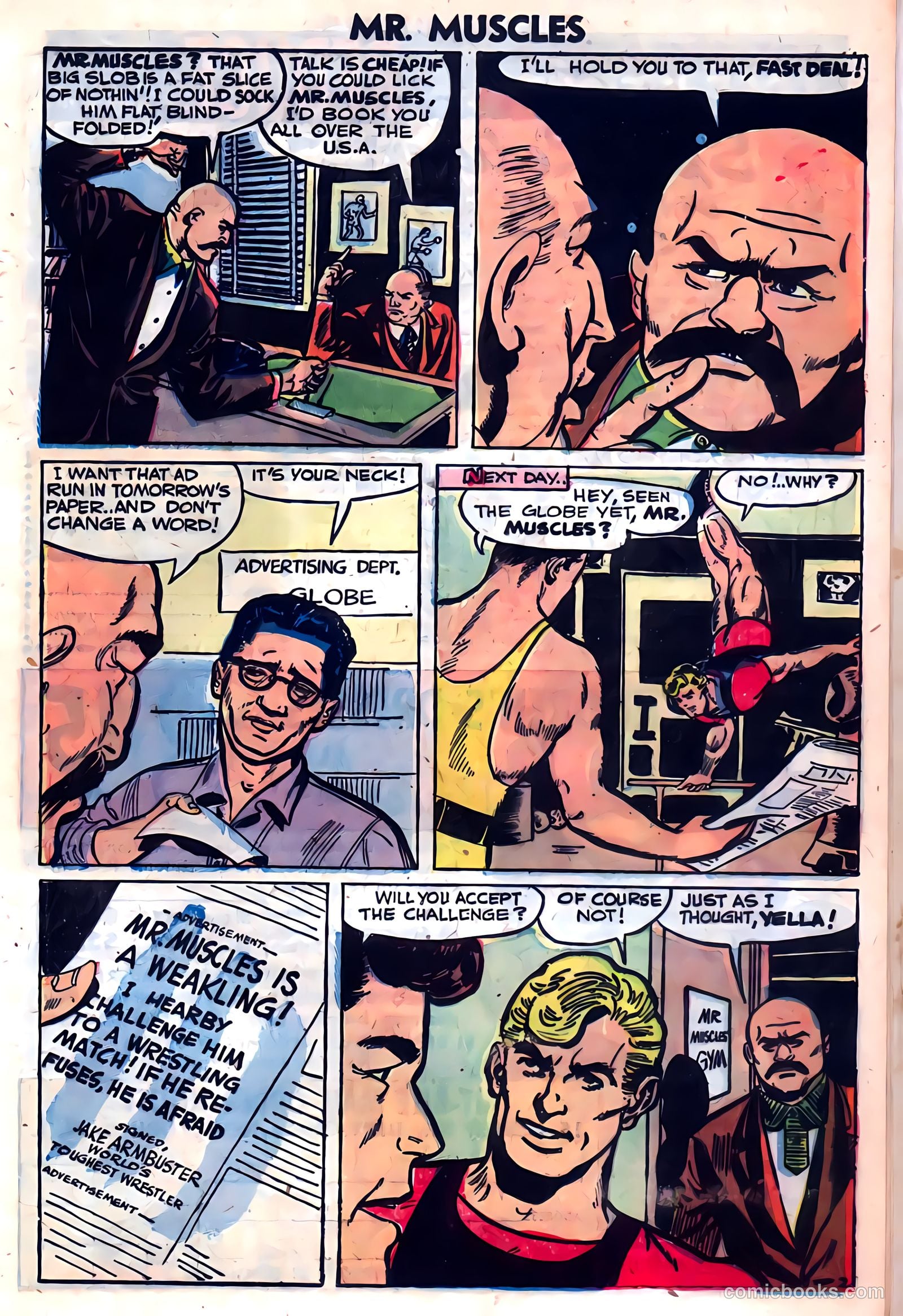 Mr. Muscles #22 (1956) — page 21 of 36