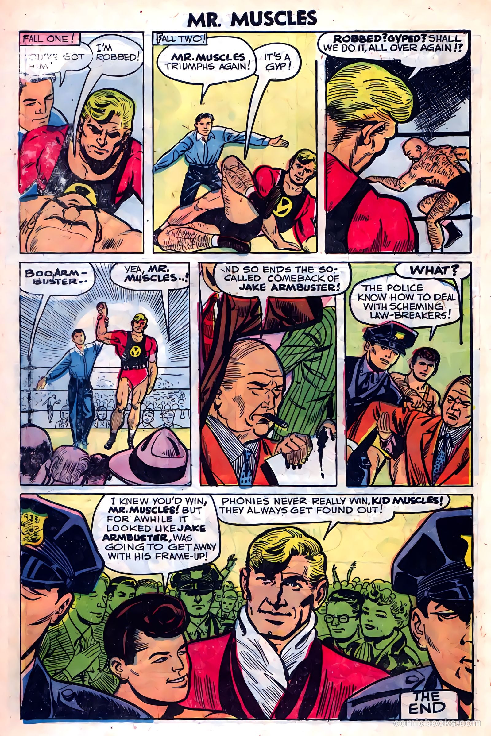 Mr. Muscles #22 (1956) — page 30 of 36