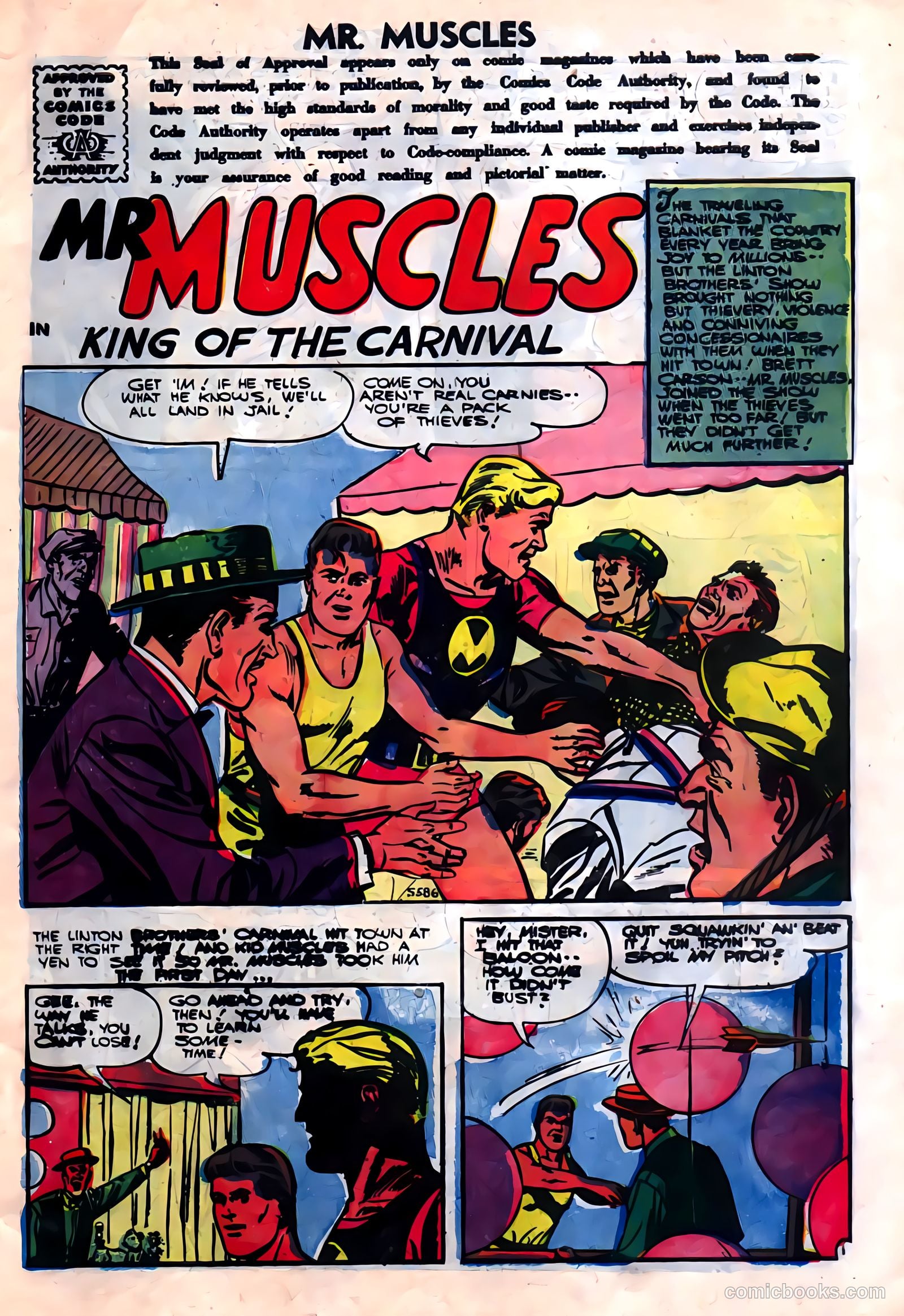 Mr. Muscles #23 (1956) — page 3 of 36