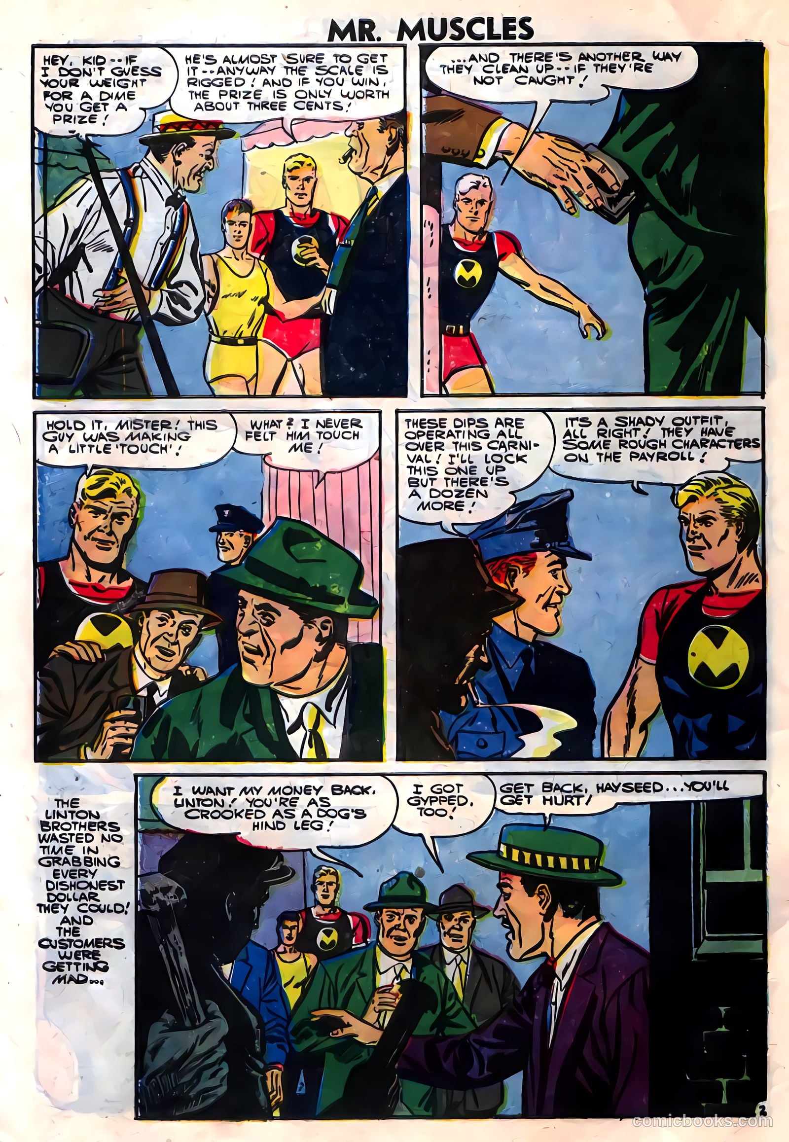Mr. Muscles #23 (1956) — page 4 of 36