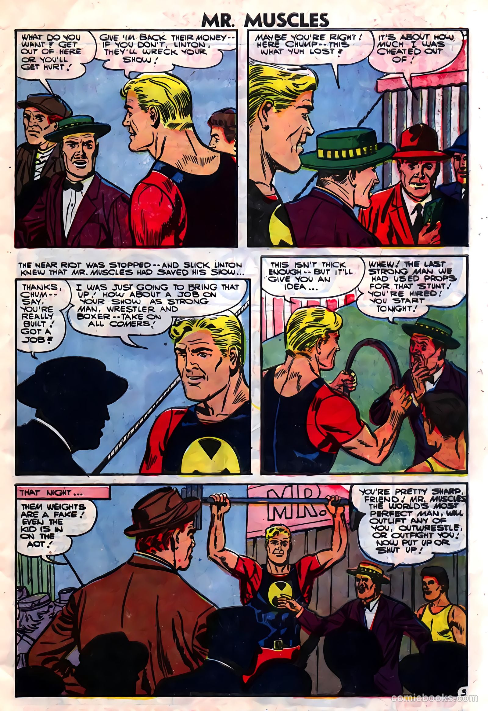Mr. Muscles #23 (1956) — page 5 of 36