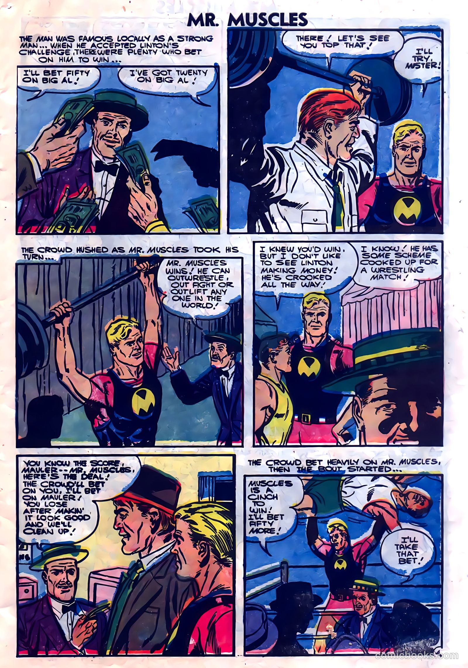 Mr. Muscles #23 (1956) — page 7 of 36