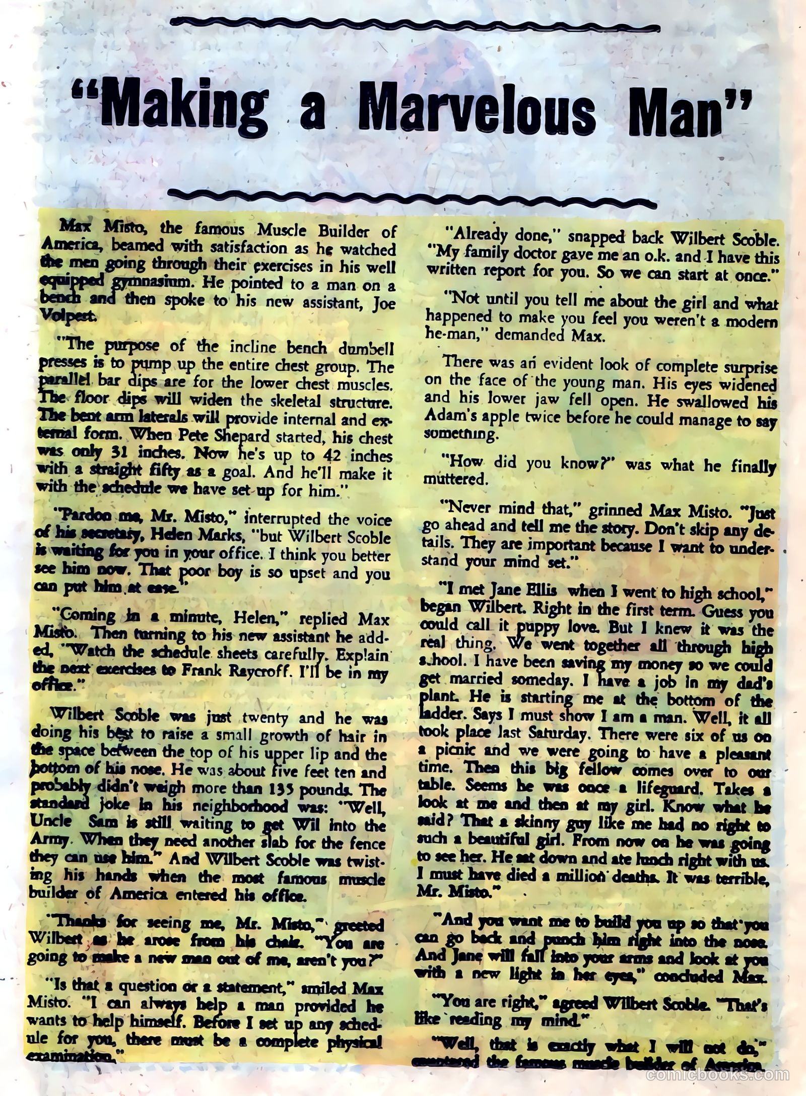 Mr. Muscles #23 (1956) — page 16 of 36