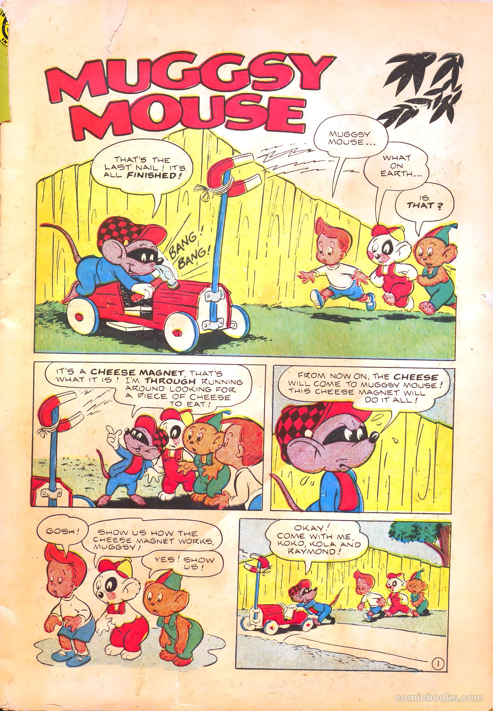 Muggsy Mouse #1 (1951) — page 3 of 36