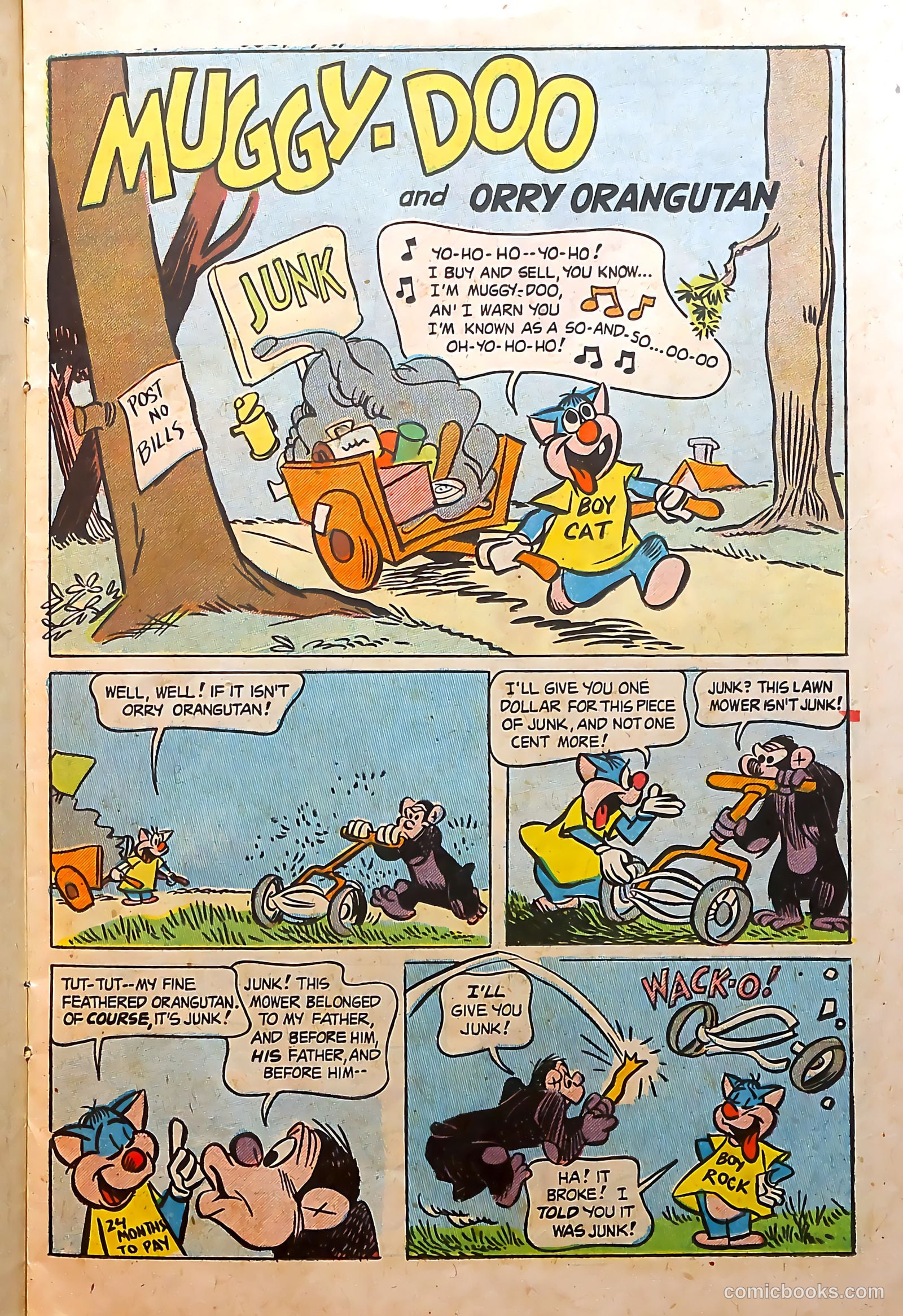 Muggy-Doo Boy Cat #1 (1953) — page 13 of 36