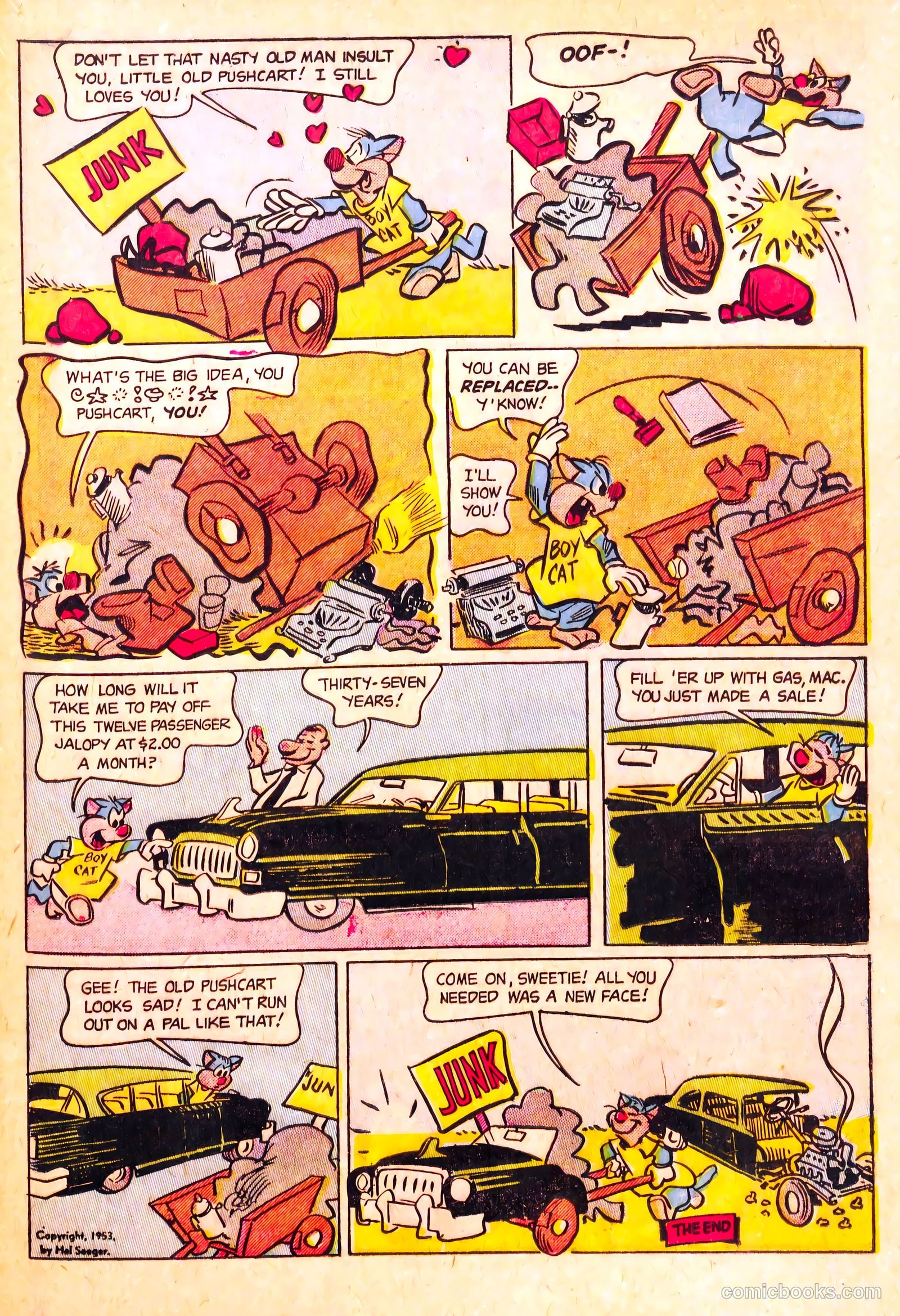 Muggy-Doo, Boy Cat #2 (1953) — page 19 of 36