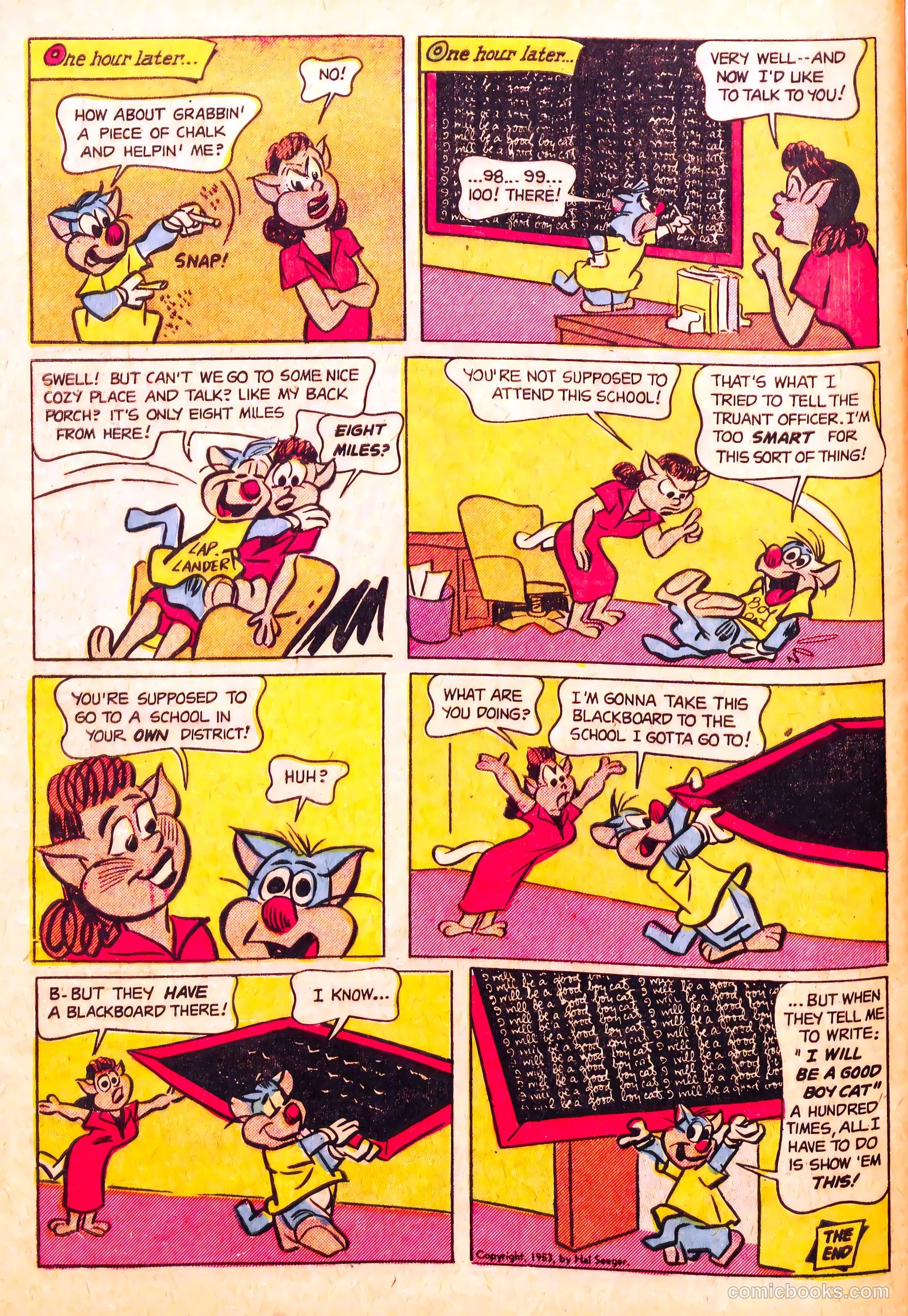Muggy-Doo, Boy Cat #2 (1953) — page 34 of 36