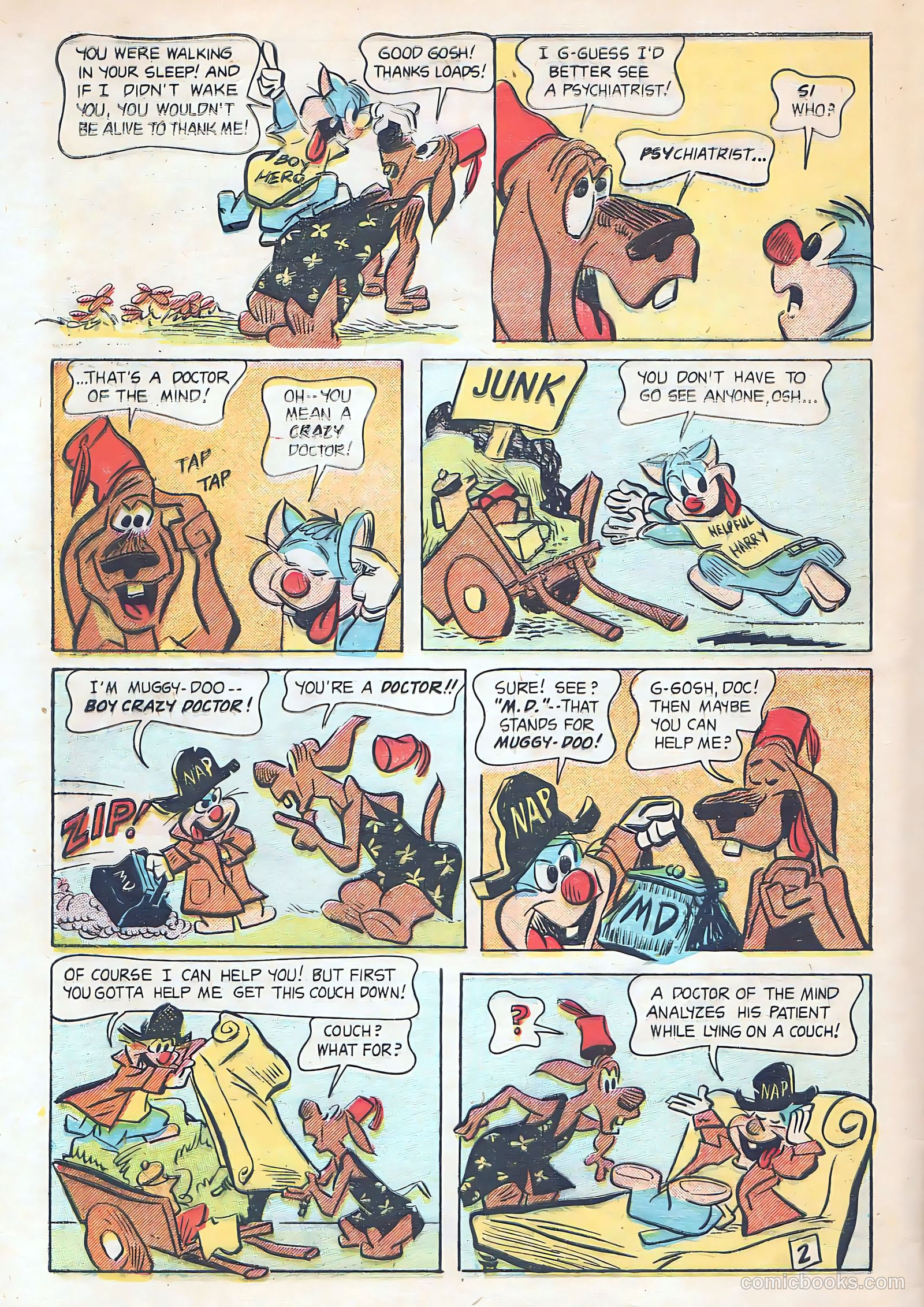 Muggy-Doo, Boy Cat #3 (1953) — page 4 of 36