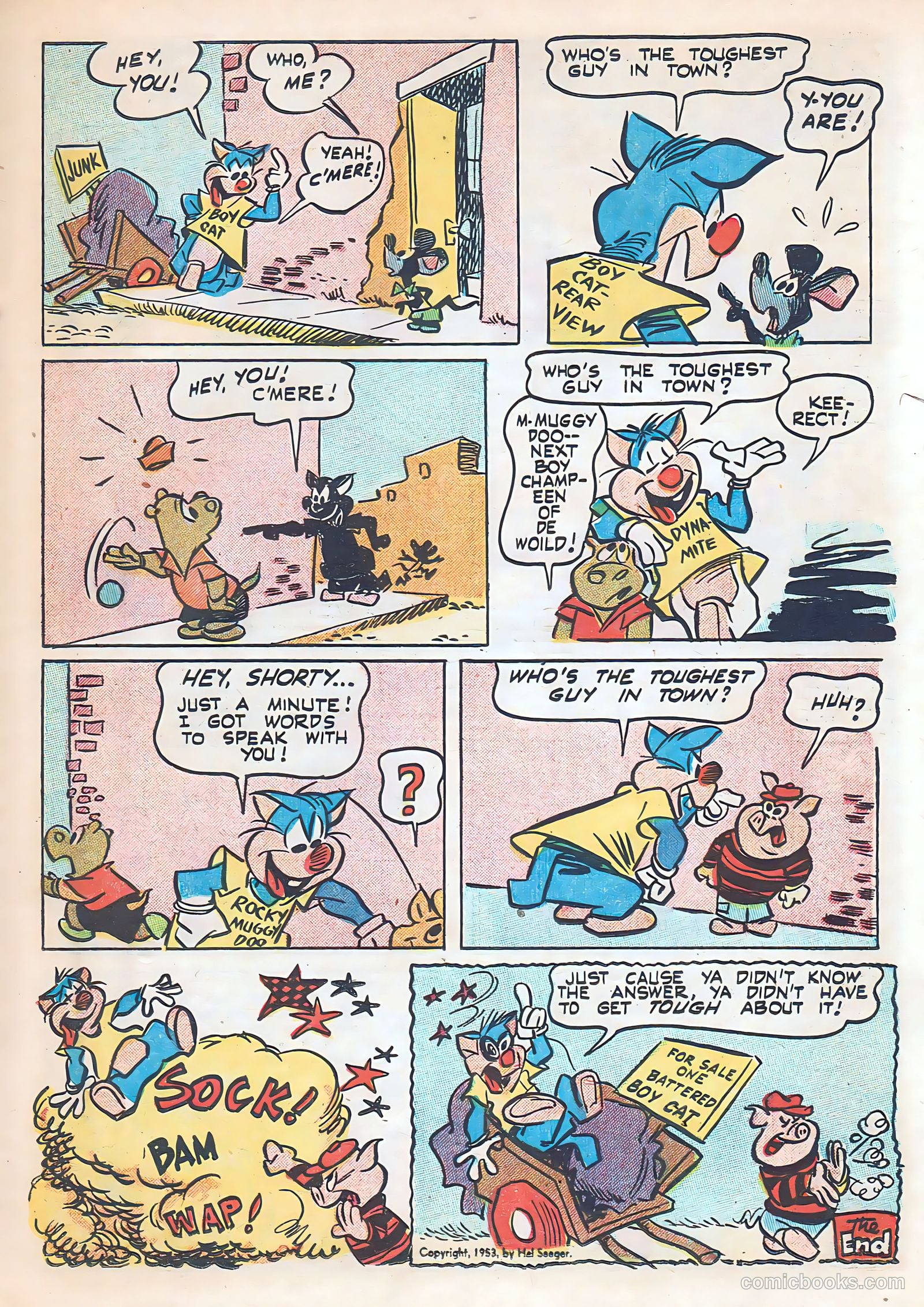 Muggy-Doo, Boy Cat #3 (1953) — page 19 of 36