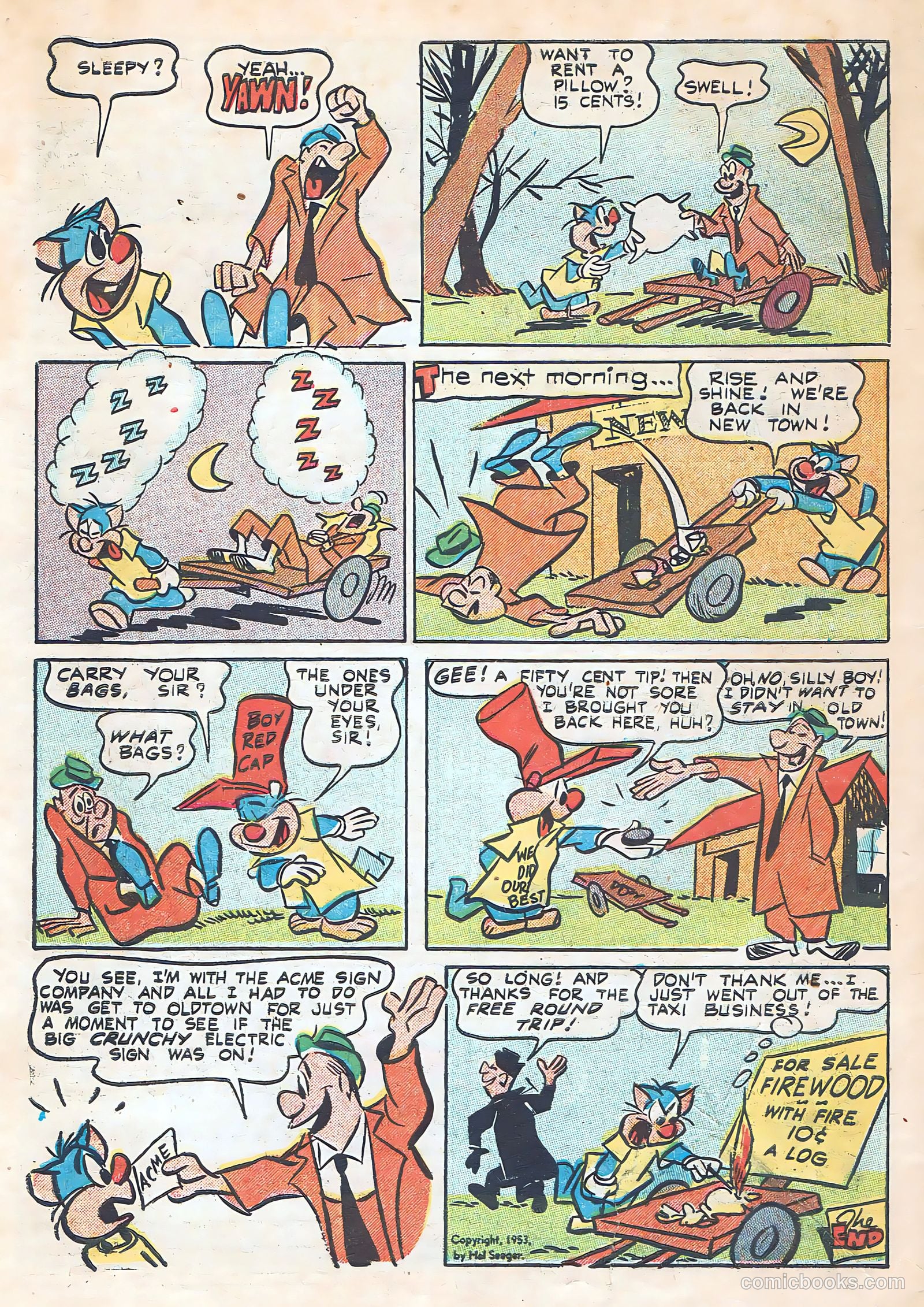 Muggy-Doo, Boy Cat #3 (1953) — page 34 of 36