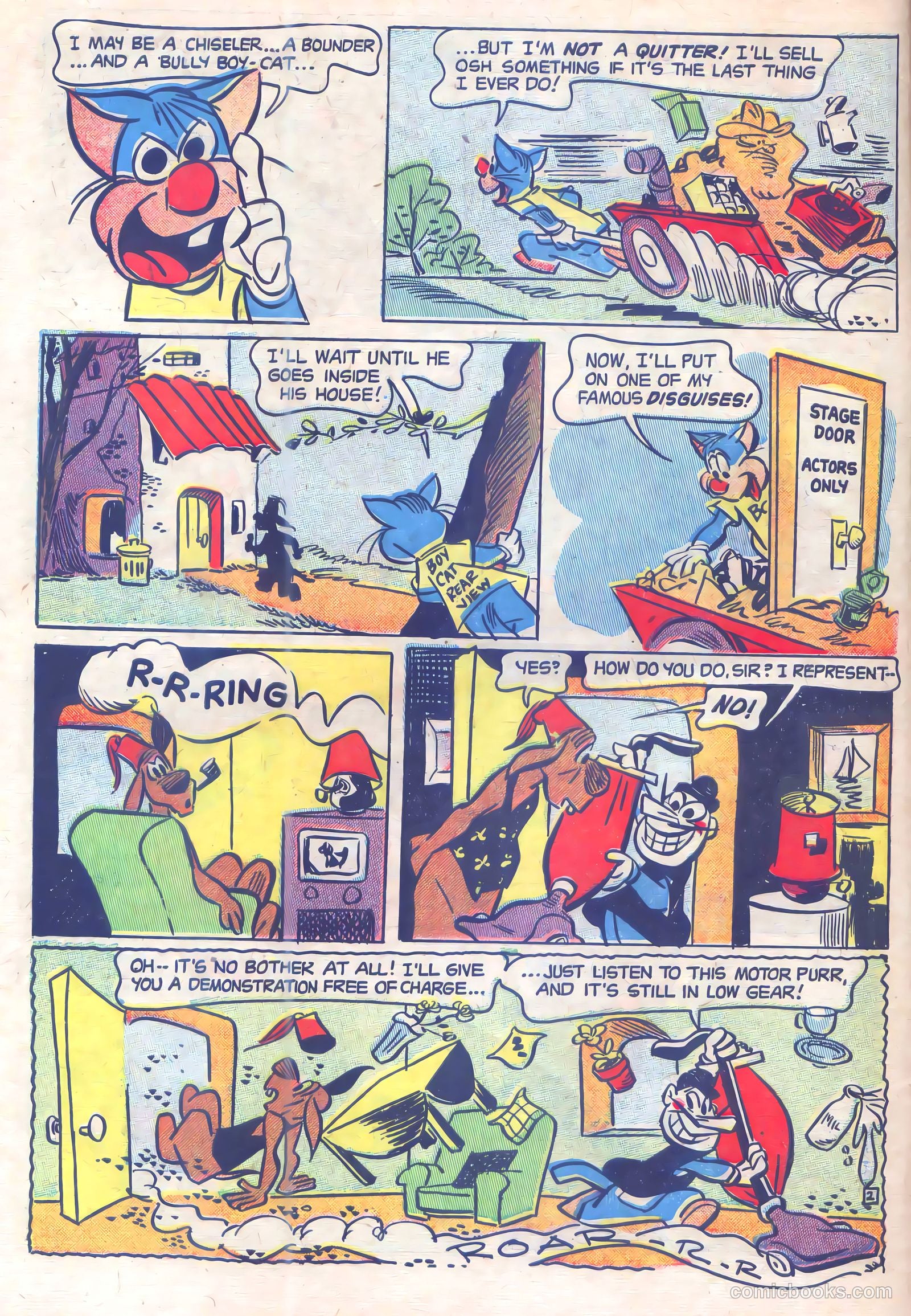 Muggy-Doo, Boy Cat #4 (1954) — page 4 of 36