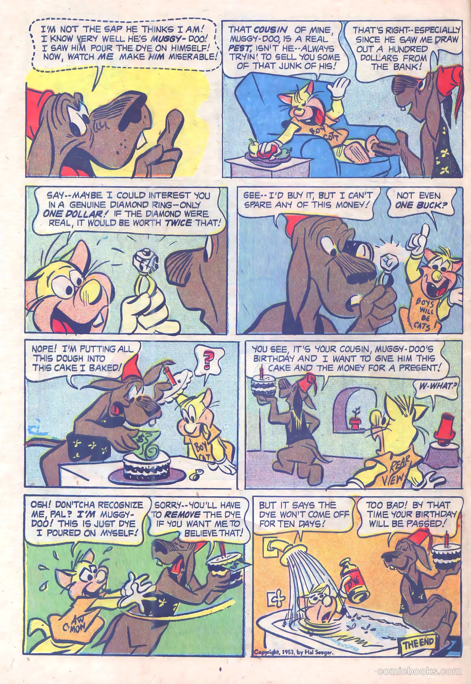 Muggy-Doo, Boy Cat #4 (1954) — page 8 of 36