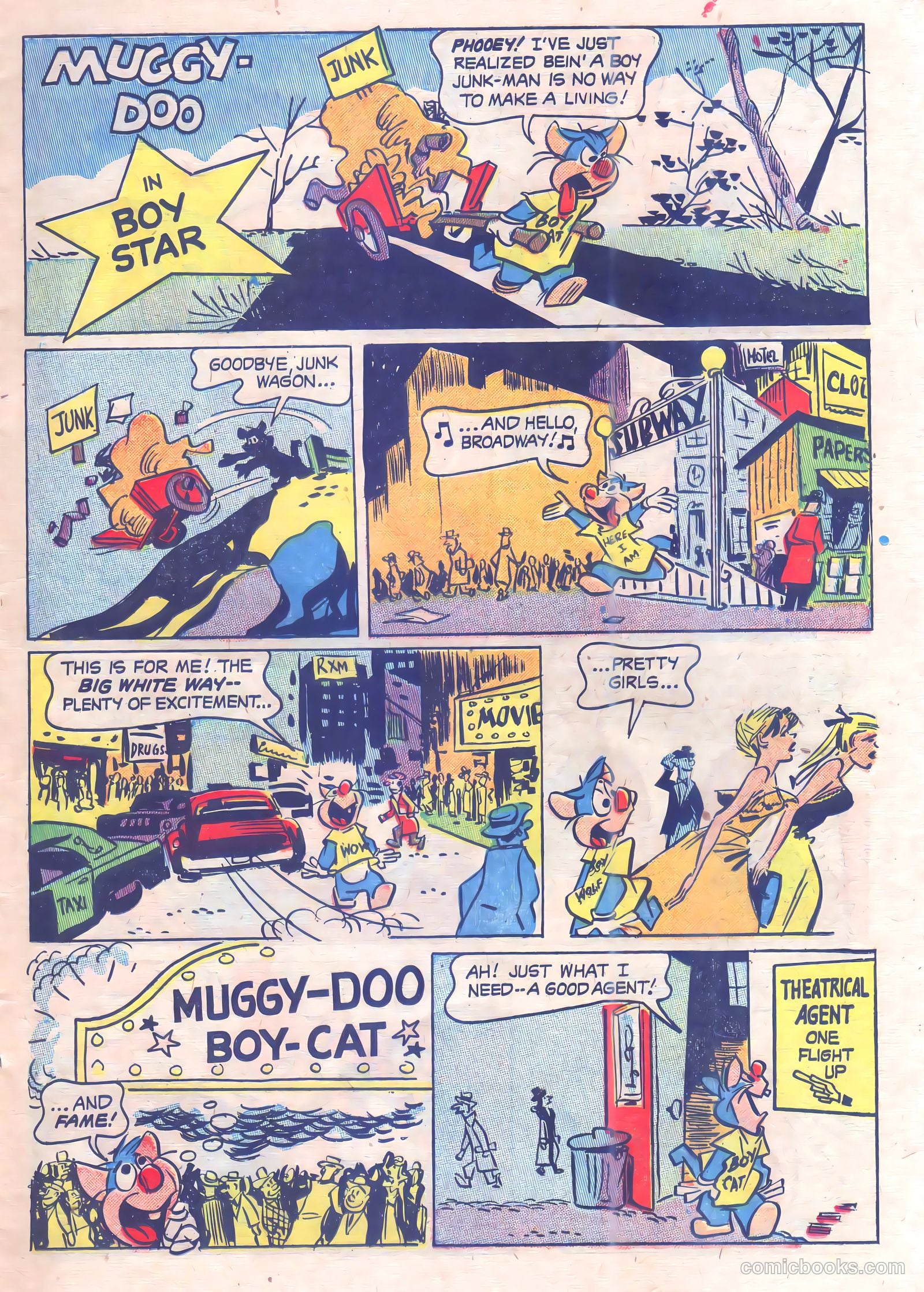 Muggy-Doo, Boy Cat #4 (1954) — page 13 of 36
