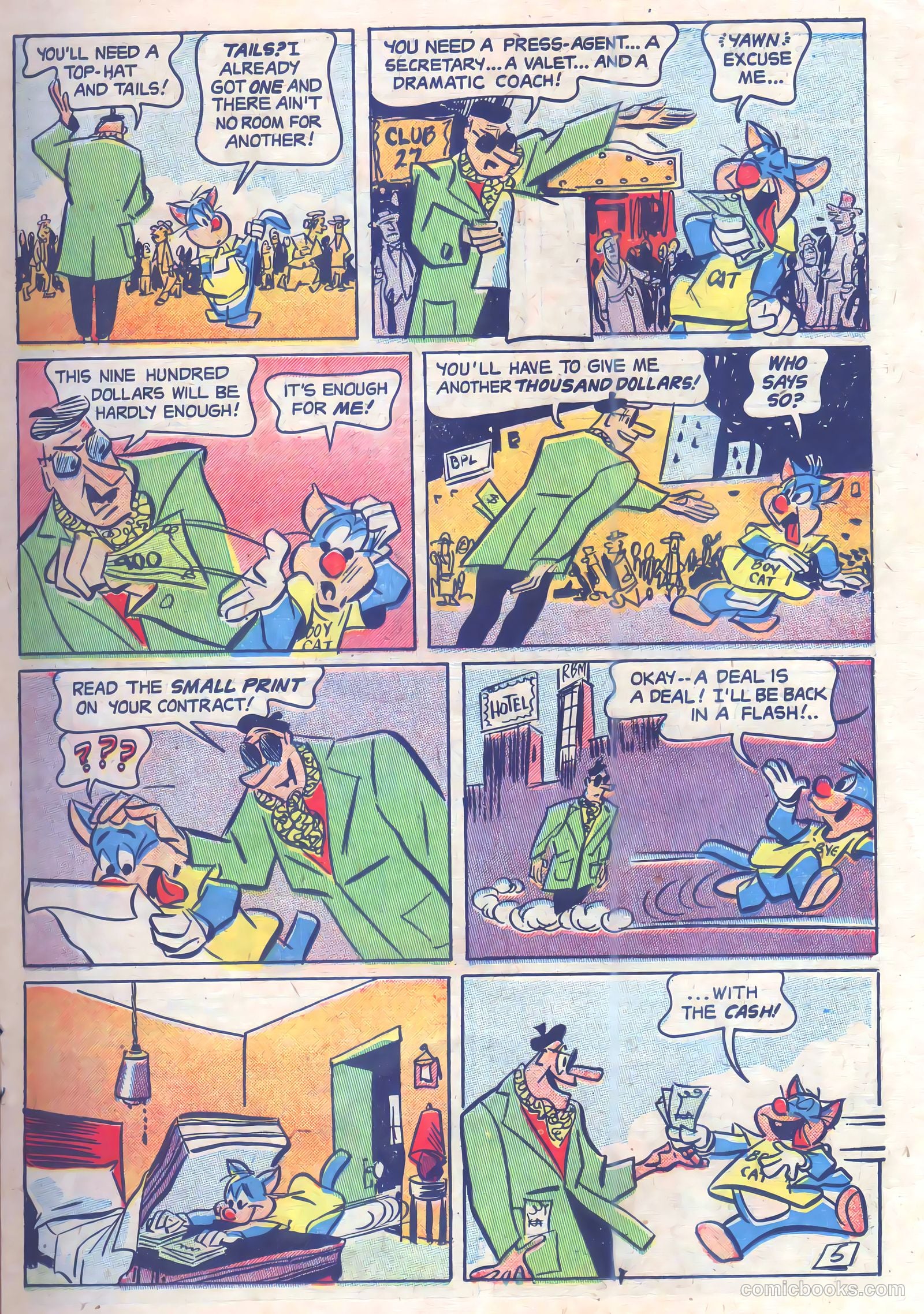 Muggy-Doo, Boy Cat #4 (1954) — page 17 of 36
