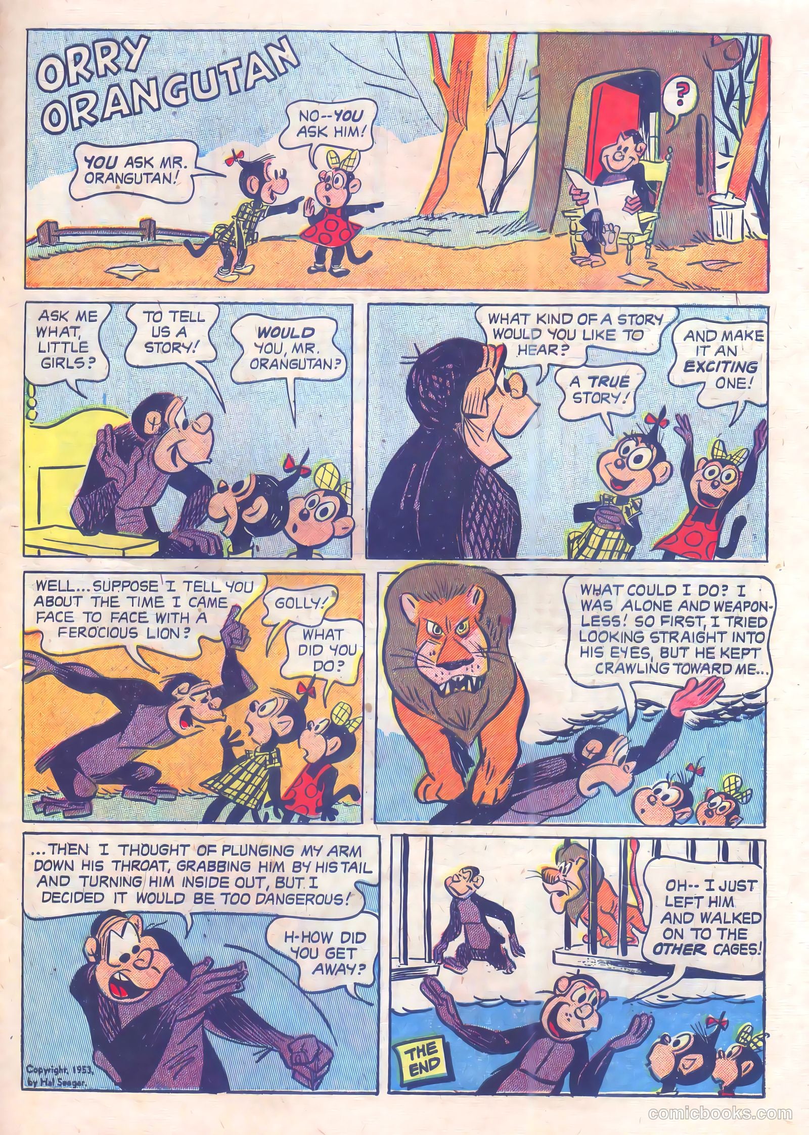 Muggy-Doo, Boy Cat #4 (1954) — page 29 of 36