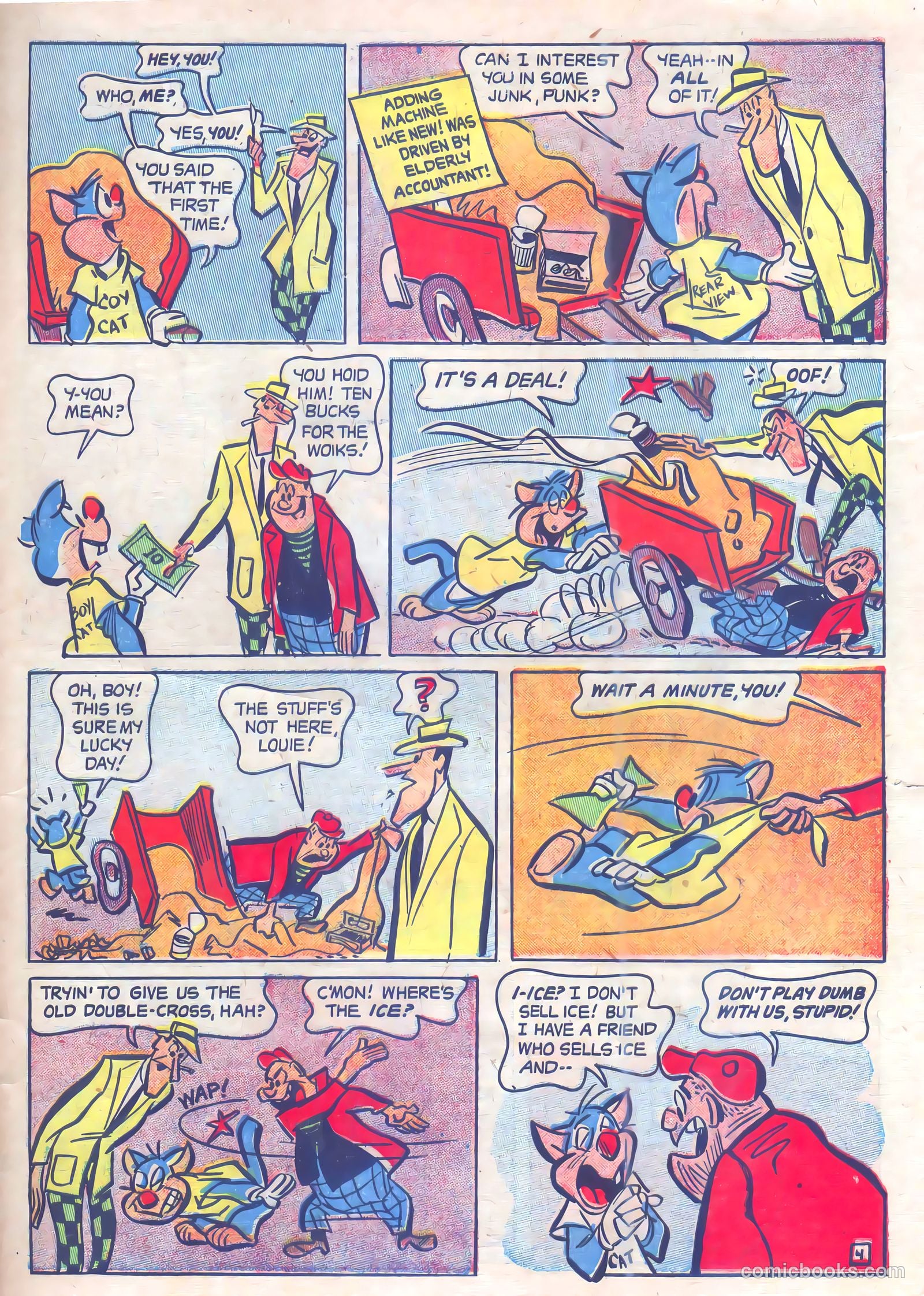 Muggy-Doo, Boy Cat #4 (1954) — page 33 of 36