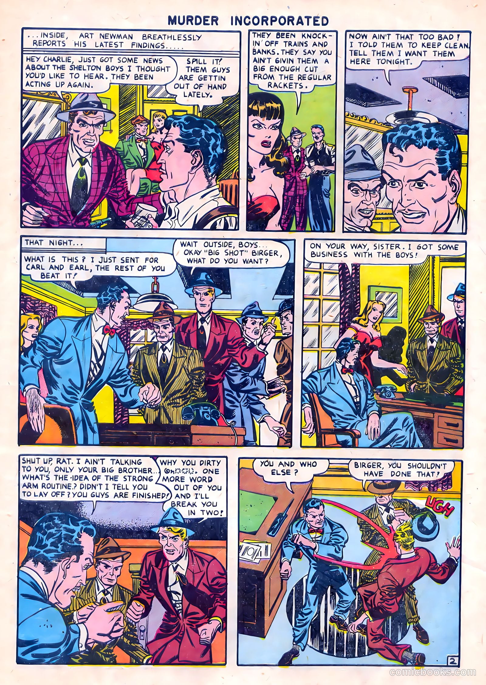 Murder Incorporated #1 (1948) — page 3 of 36