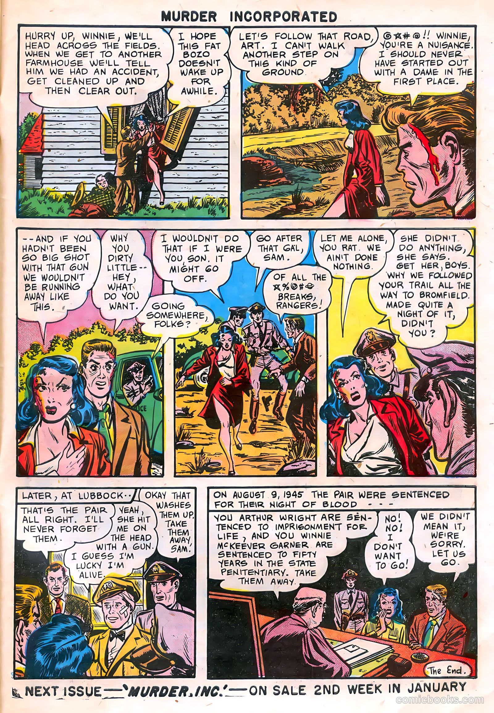 Murder Incorporated #1 (1948) — page 33 of 36