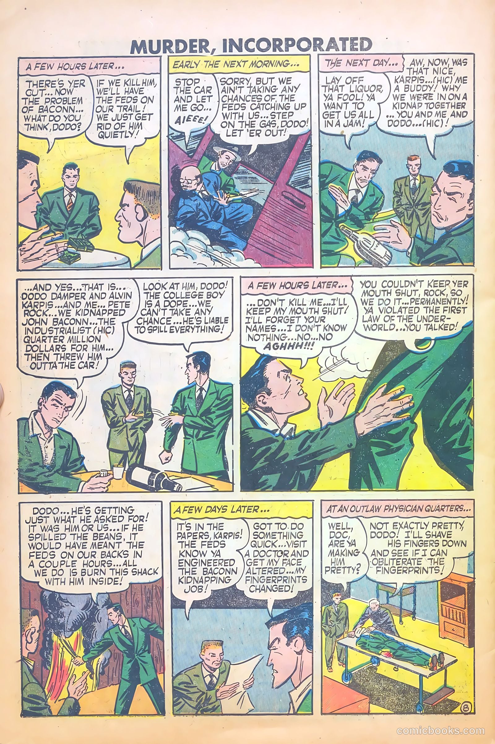 Murder Incorporated #11 (1949) — page 30 of 36