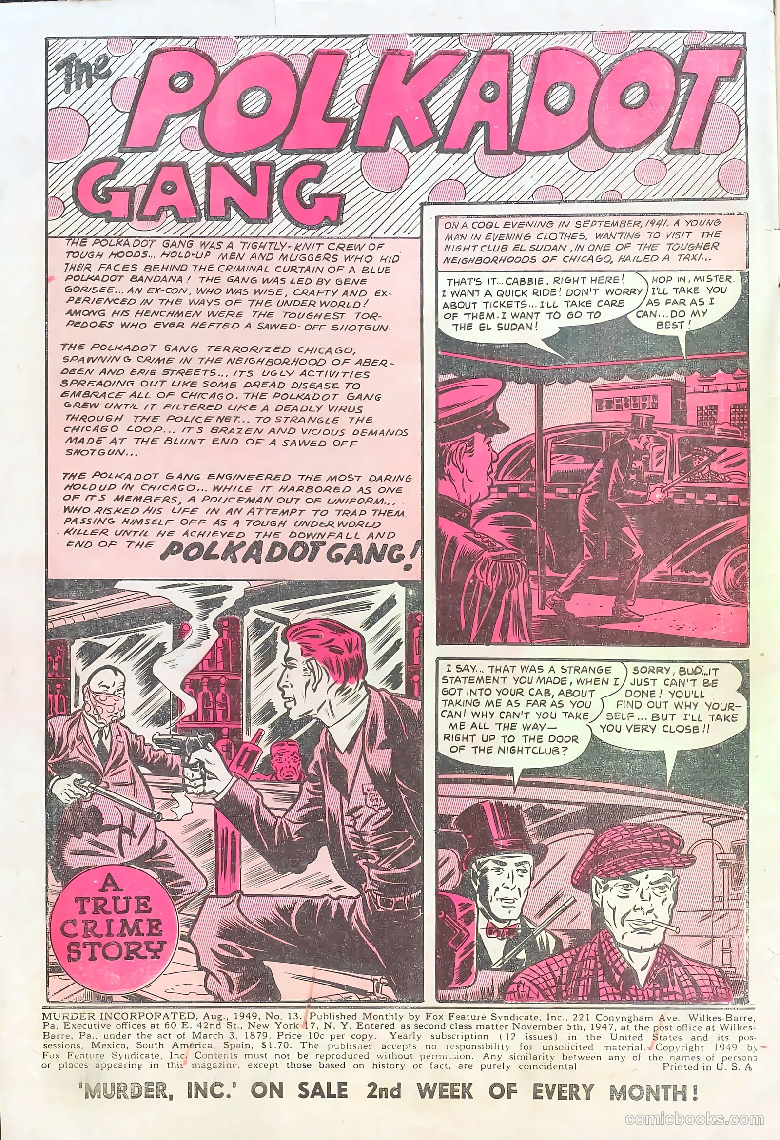 Murder Incorporated #13 (1949) — page 2 of 36